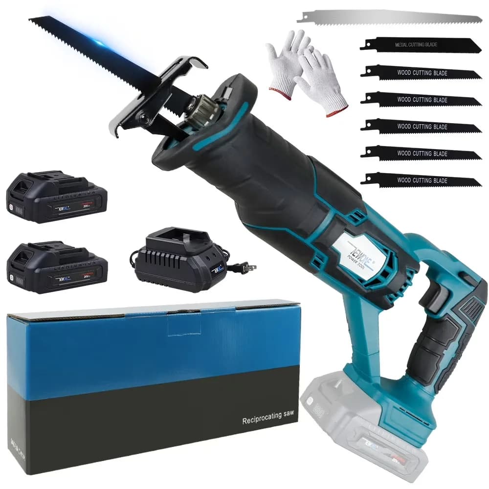 Quality Power Saw with Battery, LED - 20V - Ergonomic Design Model 856267