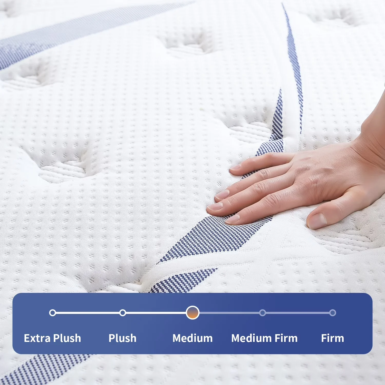 Quality Mattresses Accessory with Mattress-In-A-Box, Queen Mattress, Pressure Relief - Memory Foam Model 7D09CB