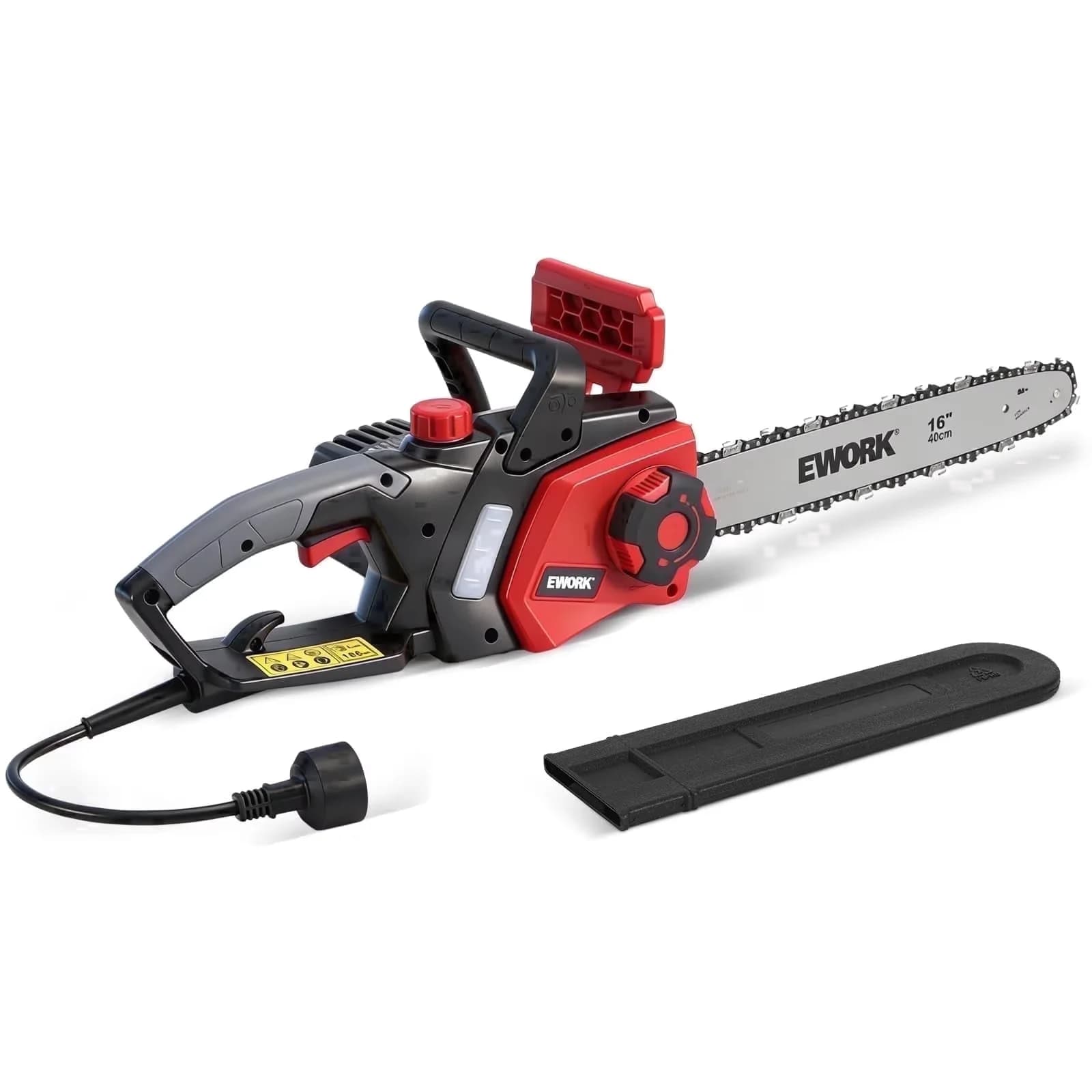 Chainsaw Sleek with Bumper Spikes, Automatic Chain Oiler, Corded - Red Model 7601D6