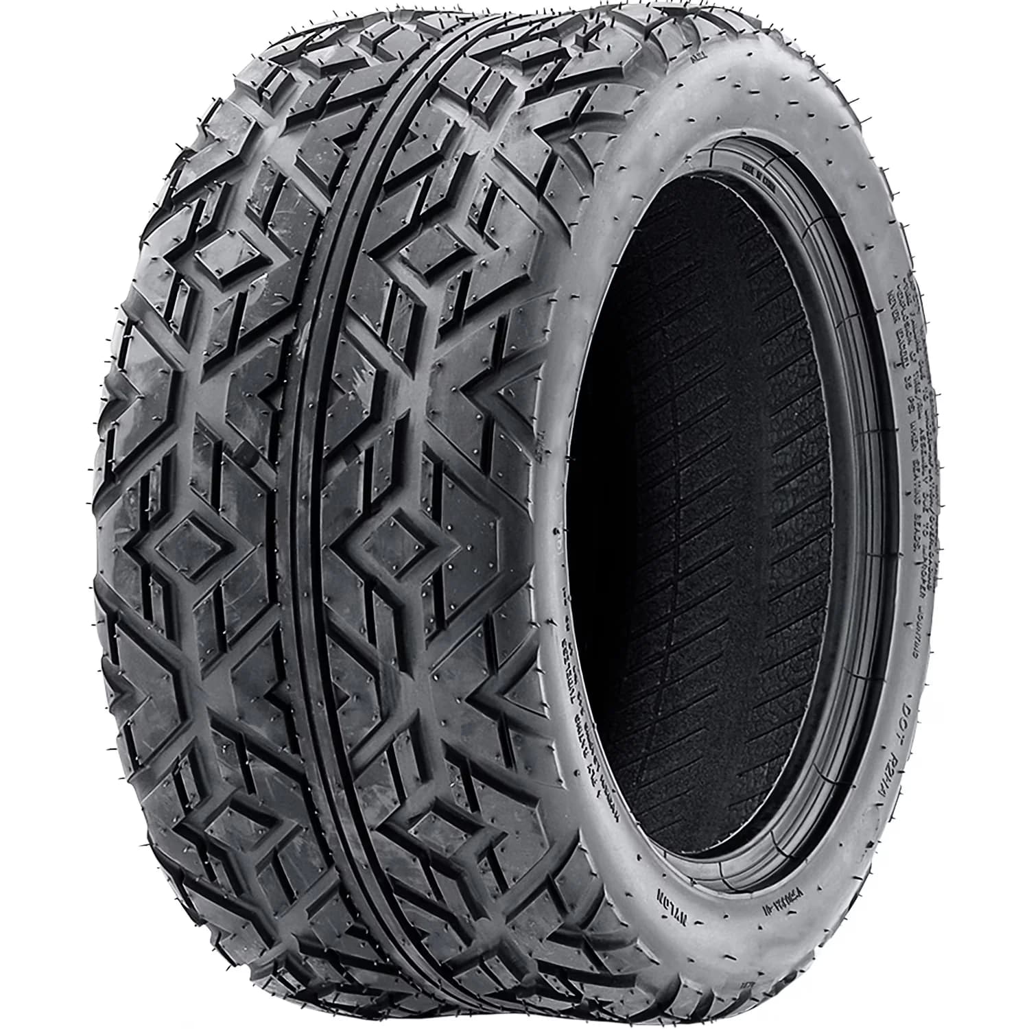 Versatile Golf Cart Tire with All-Weather, Wet Or Dry, 215/35-12 4 Ply - Model 117E06