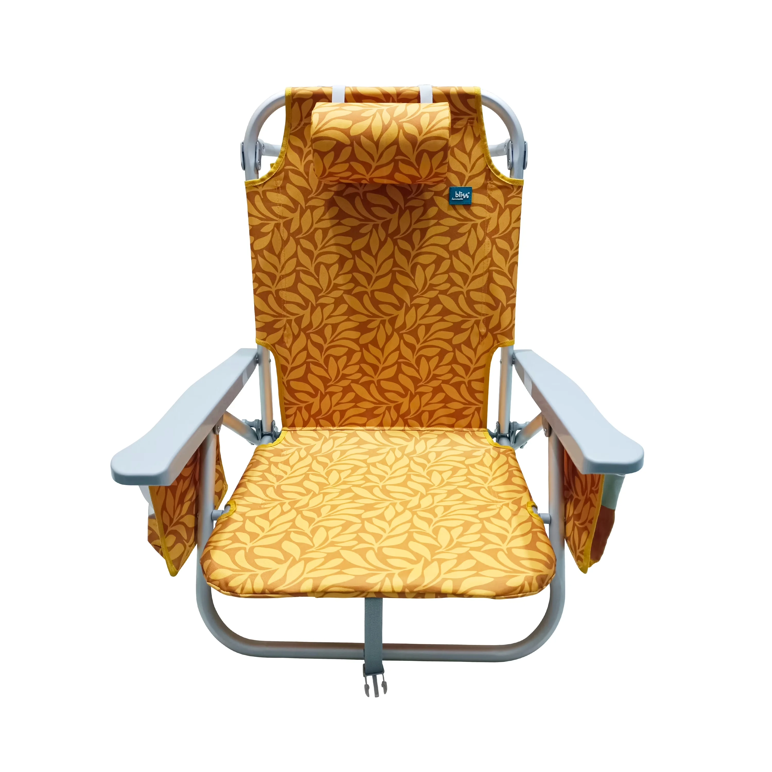 Versatile Beach Chair with Weather-Resistant, Adjustable, Rust Resistant - Aluminum, Polyester Model 680A48