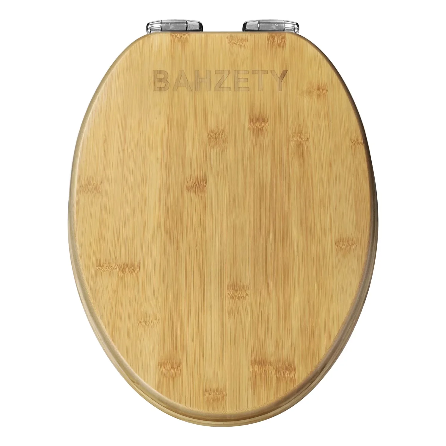 Compact Toilet Seats And Lid with Easy Installation, Soft Close - Multicolor Wood Model 6DF048