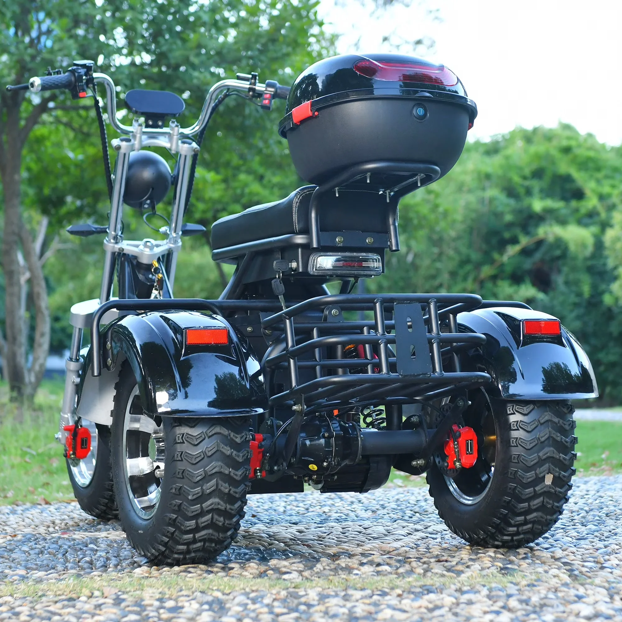 Stylish Scooter with 3000W, Headlights - Black Plastic, Iron 550IBS - Ergonomic Design Model CE29FE