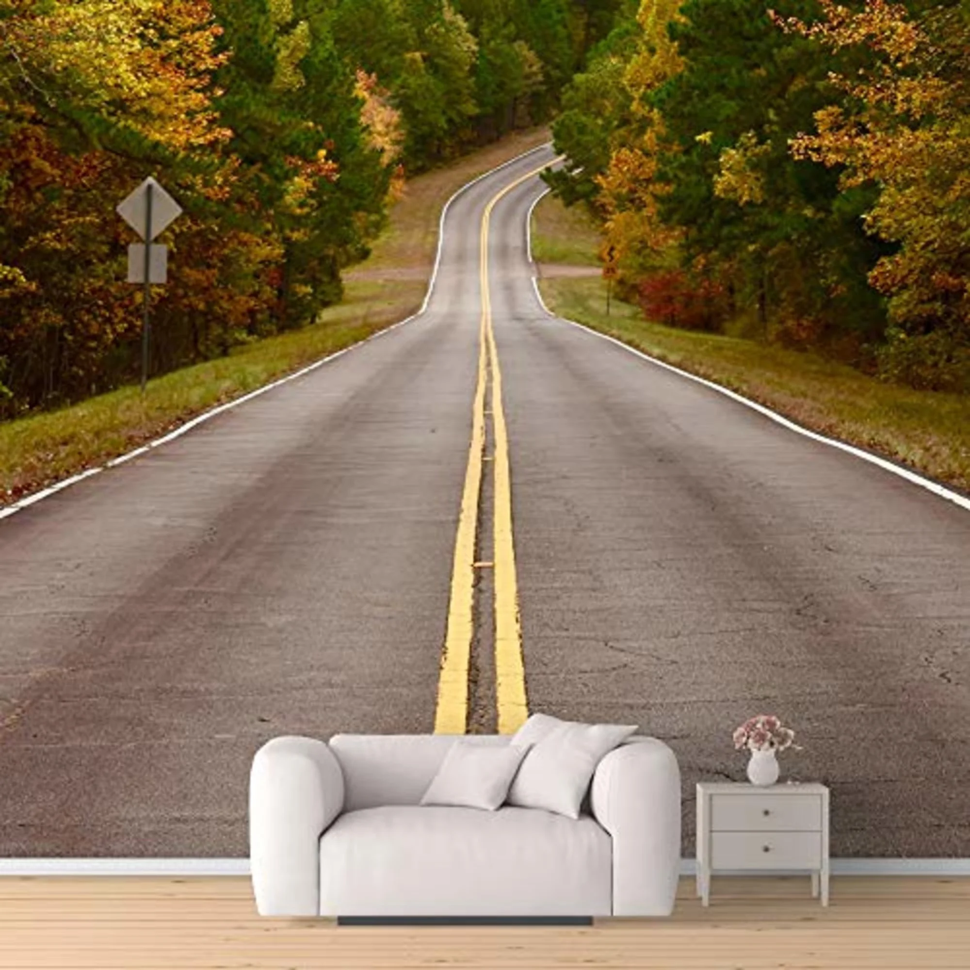 Reliable Wallpaper with Removable - Vinyl Classic-1909-Y18 for Home 6pcs Model 28A861