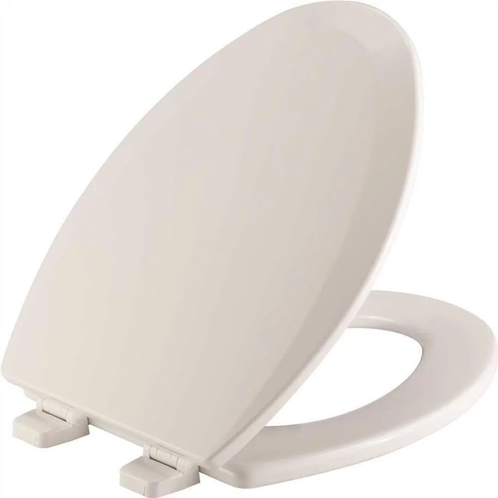 Toilet Seats And Lid Reliable with Easy Installation, Available in Various Colors, Wood Elongated Seat - Wood White Model 892A7C