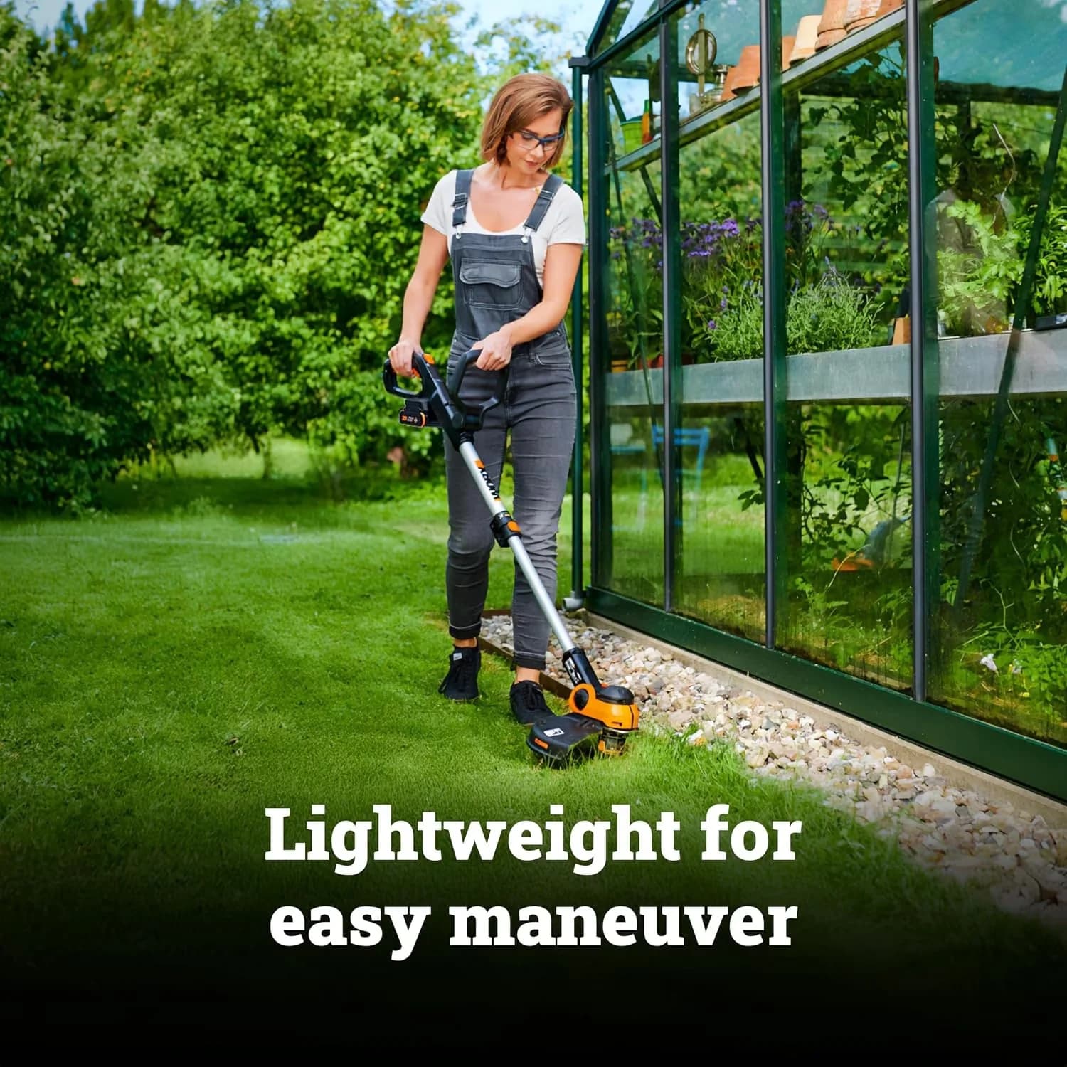 Stylish String Trimmer with Battery, 20V, Extendable - WG163 - Low Maintenance Model FA23D2