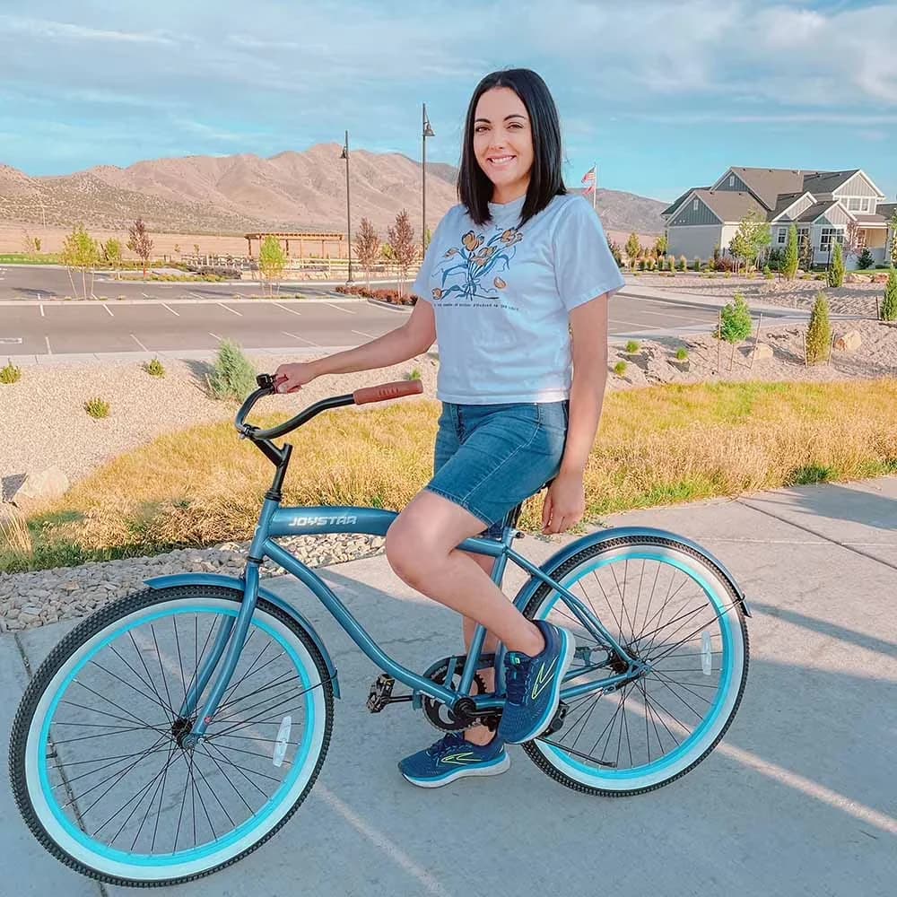 Cruiser Bike Innovative with Lightweight, 20 24 26 Inch Beach - Blue - Long-Lasting Performance Model 74F544