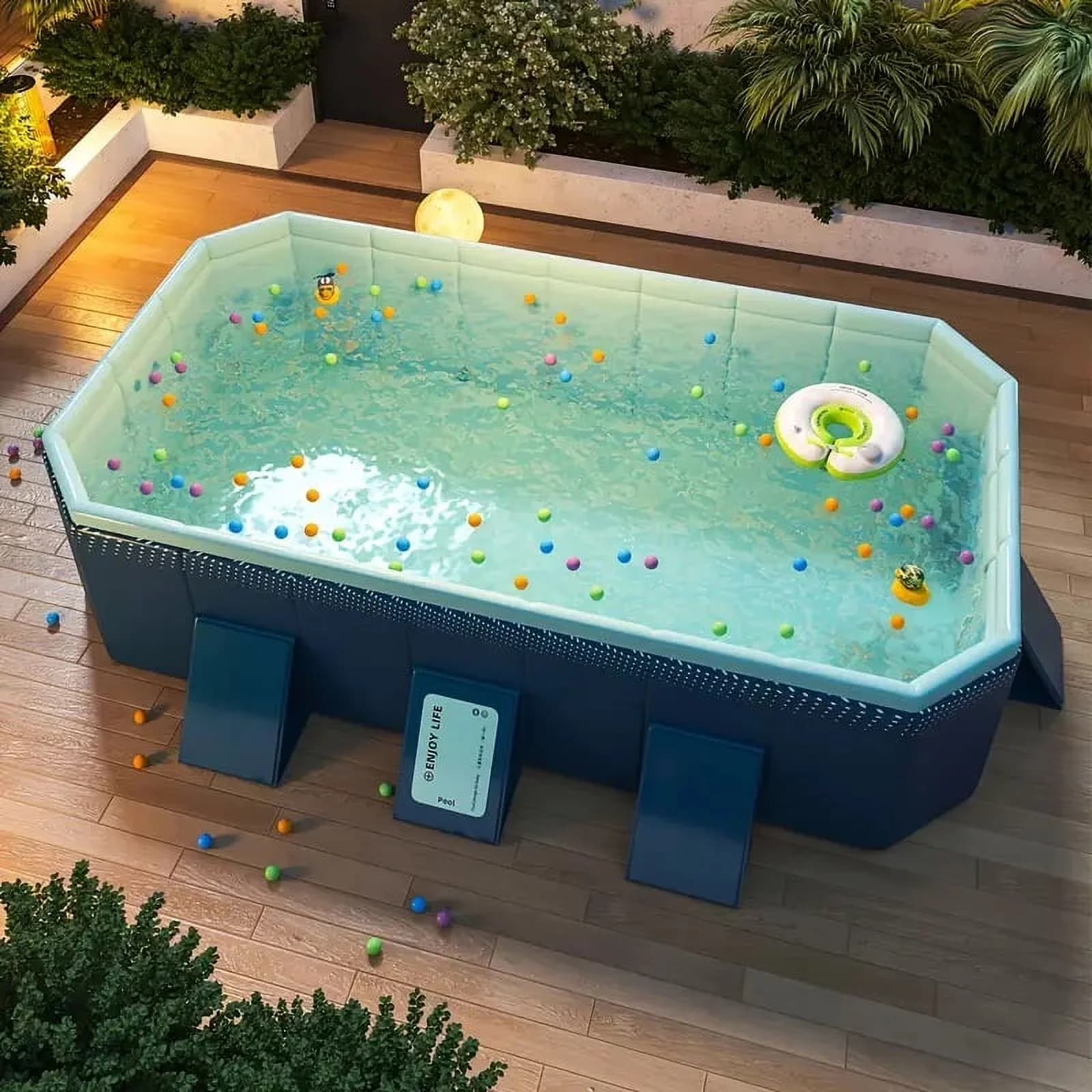 Professional Inflatable Pool for Outdoor, Patio - 8in - Professional Series Model E270D7