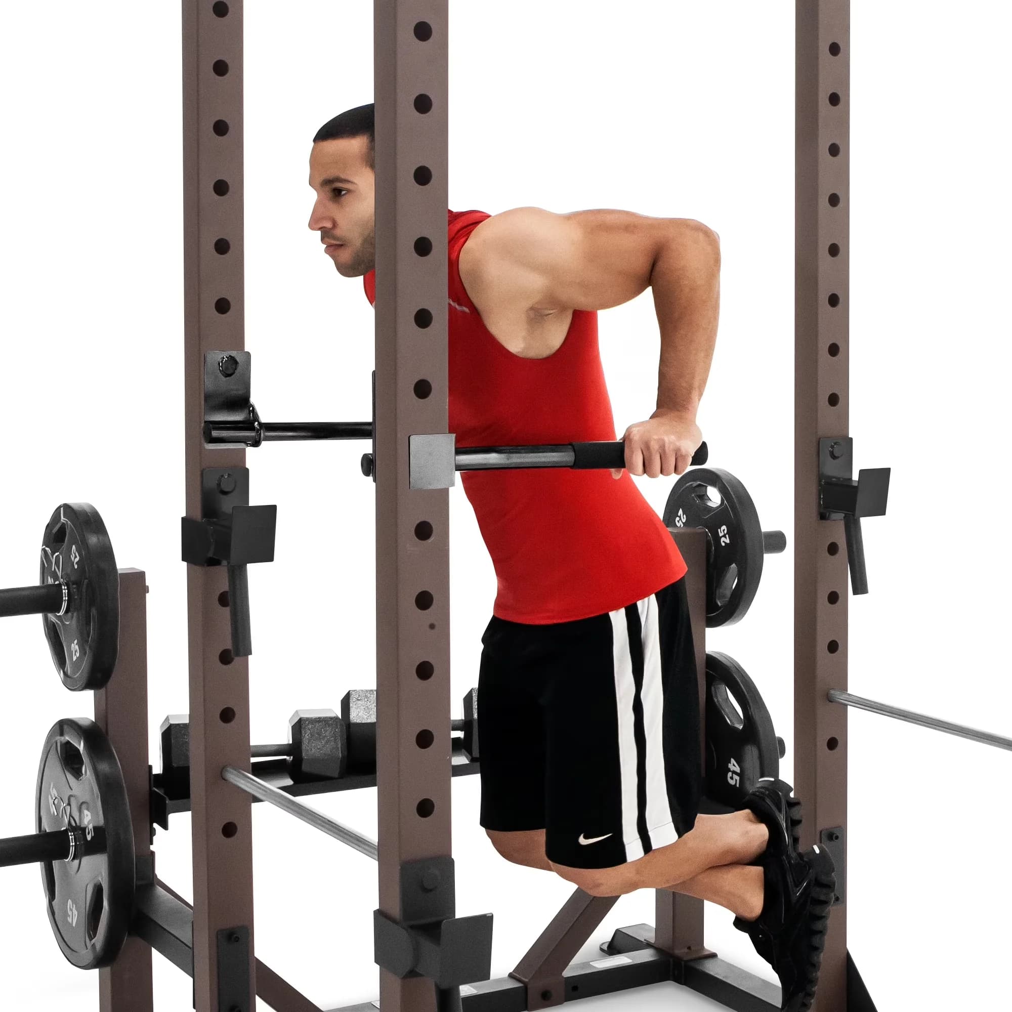 Home Gym Premium with Multifunctional, Assembly Required - Steel Brown Model 746469