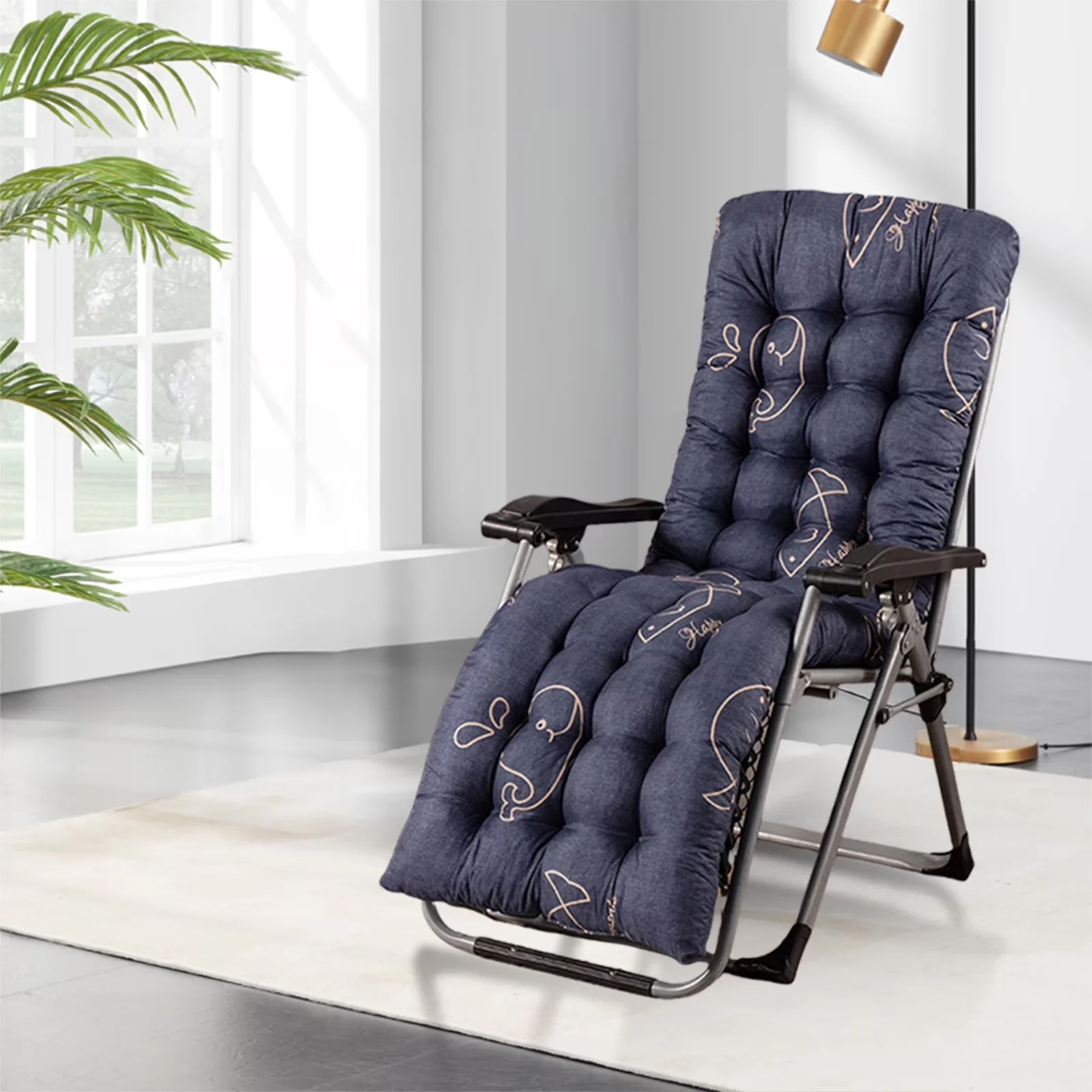 Quality Patio Chair with Waterproof, Uv Resistant, Chaise Lounge Cushions Clearance - Nylon,Spandex for Patio Model 22AE58