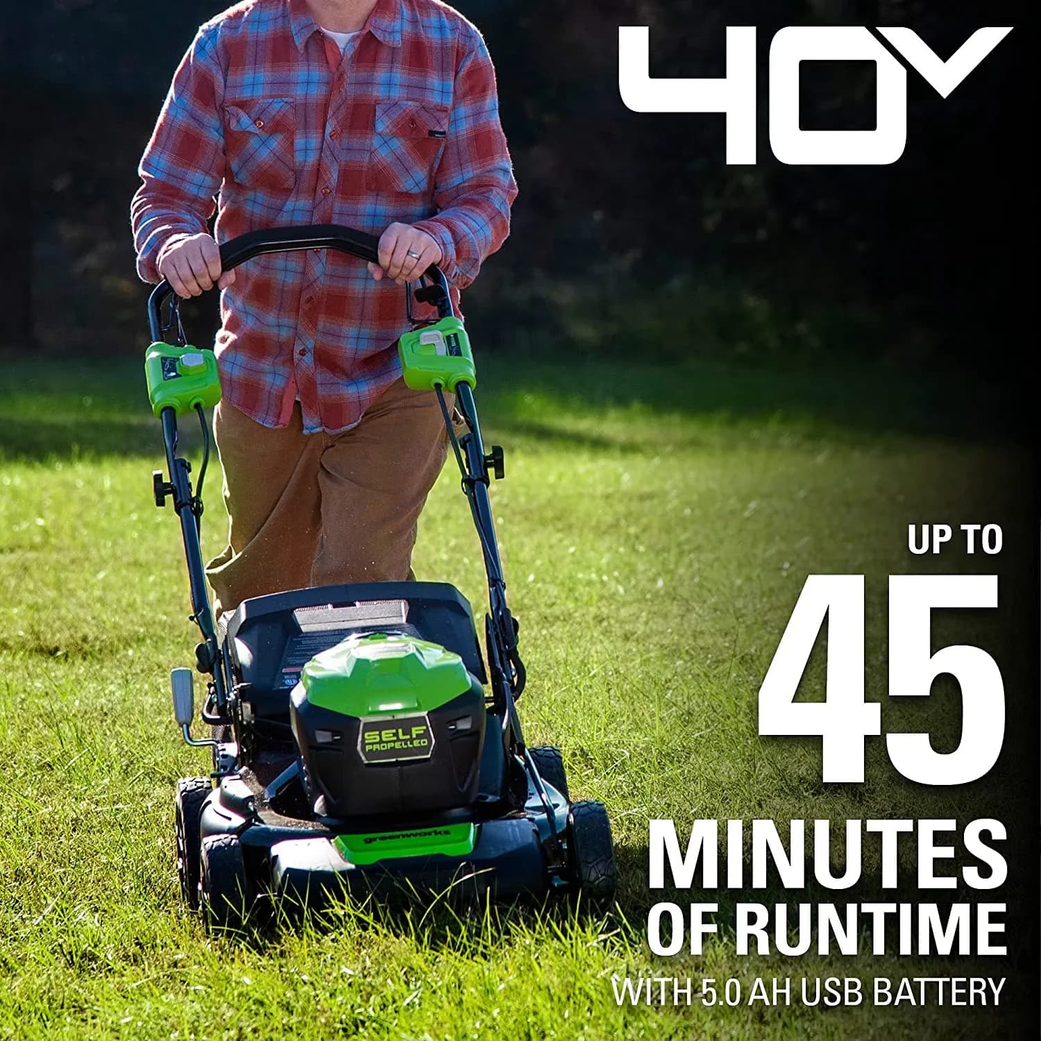 Push Mower Quality with Battery, 40V, Brushless Motor for Everyday Use - Model 692324