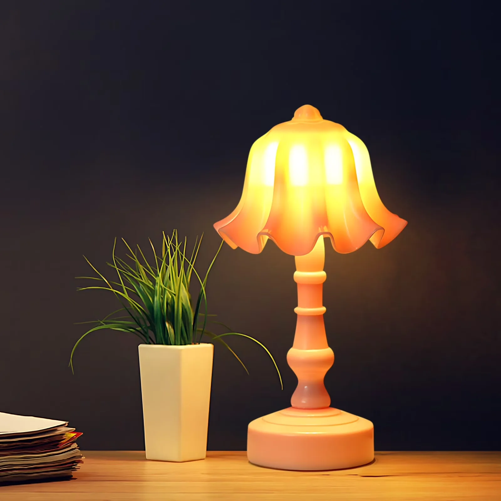 Modern Desk Lamp with LED, Battery - Multicolor Plastic for Living Room, Bedroom Model 2A5AEC