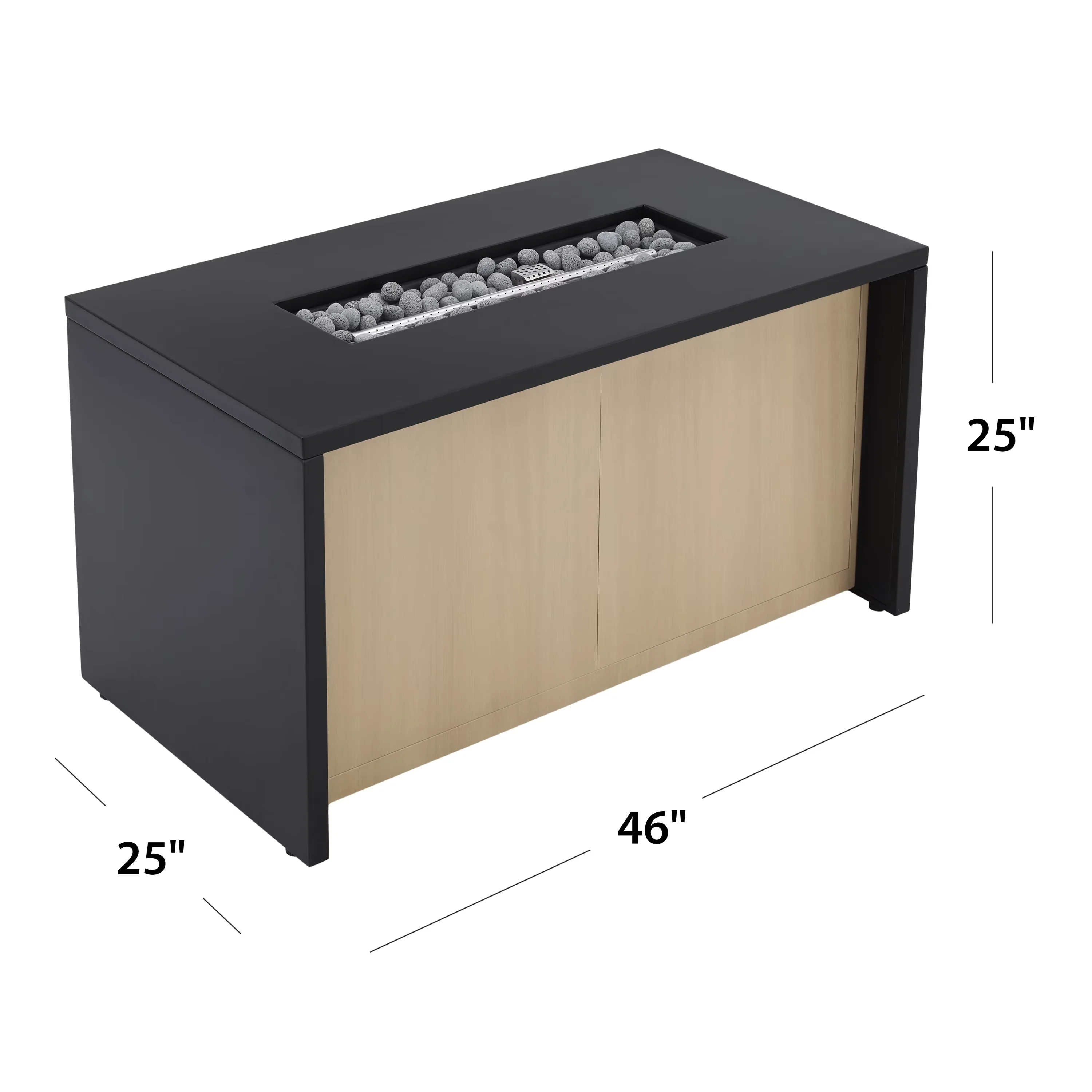 Essential Outdoor Heating with Weatherproof - Black Steel Home - Traditional Style Model 457903