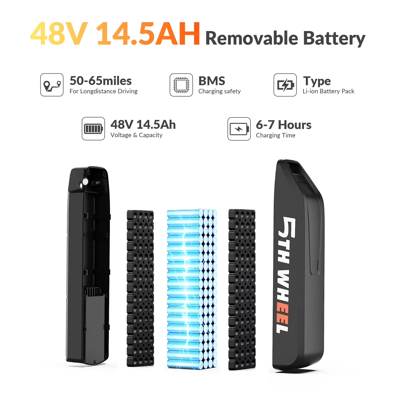 Electric Bike Quality with Battery, 750W, LB16 750W - Black - Contemporary Style Model F61E52