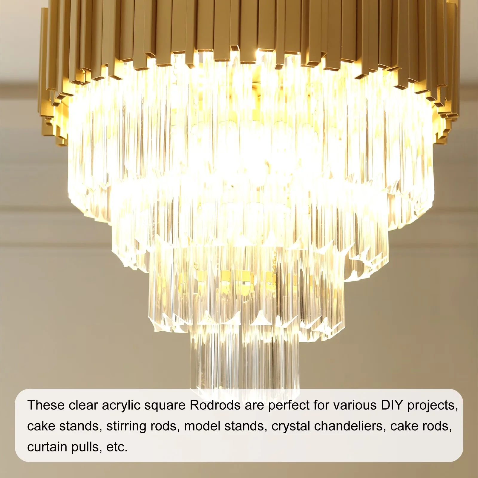Innovative Building Material with Durable, Material:Acrylic, Color: Clear - Acrylic Clear Model 21948B