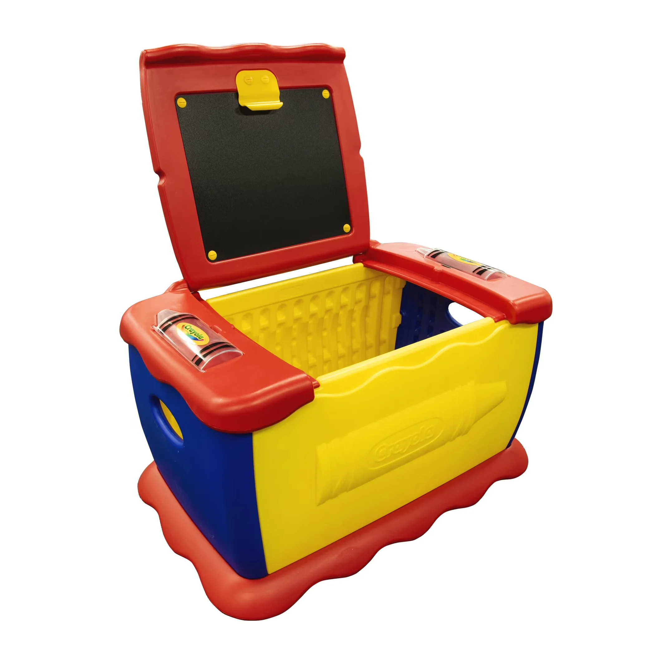 Quality Garage Storage Supply with Carrying Handles, 50 Gallon Capacity, Adult Assembly Required - Plastic Multicolor Model 952EA9