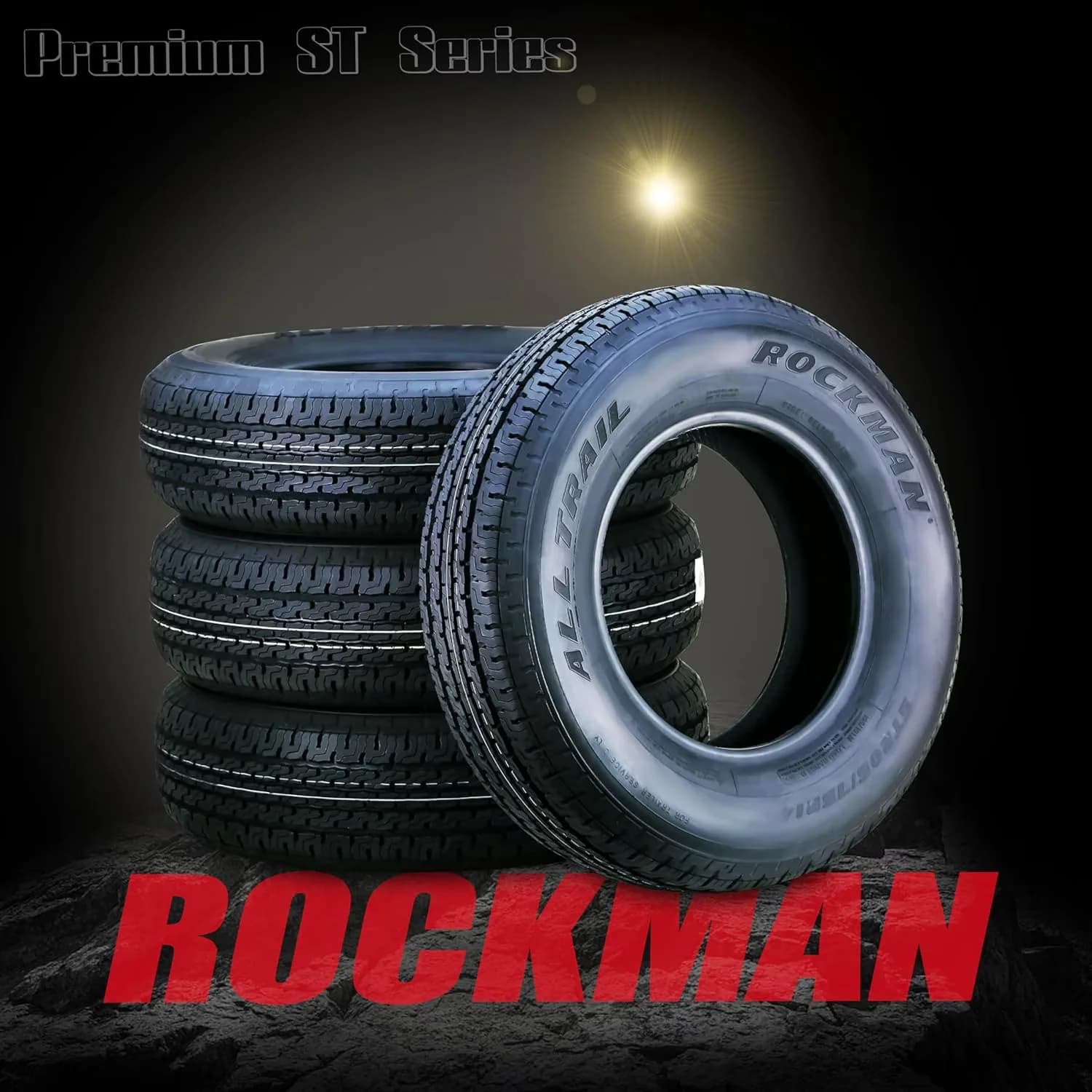 Stylish Trailer Tire with Durable Construction, Set4 - ST225 - Quality Construction Model 4E3E79