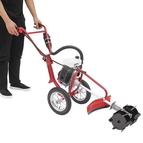 Essential Trillers Cultivator with Cooling Way: Air-cooled, Start Mode: Pull Start, Color: Red and Black - Model F37209