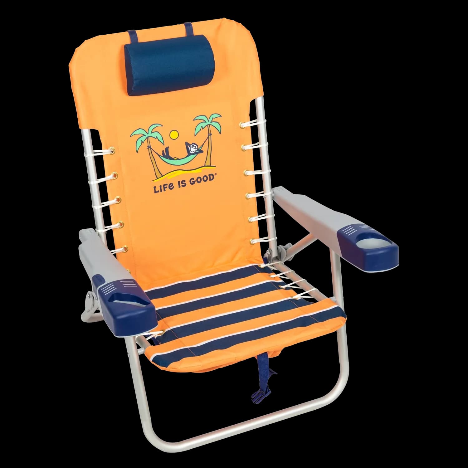 Beach Chair Classic with Canyon Orange - Orange Position for Home and Office Model 4C04BD