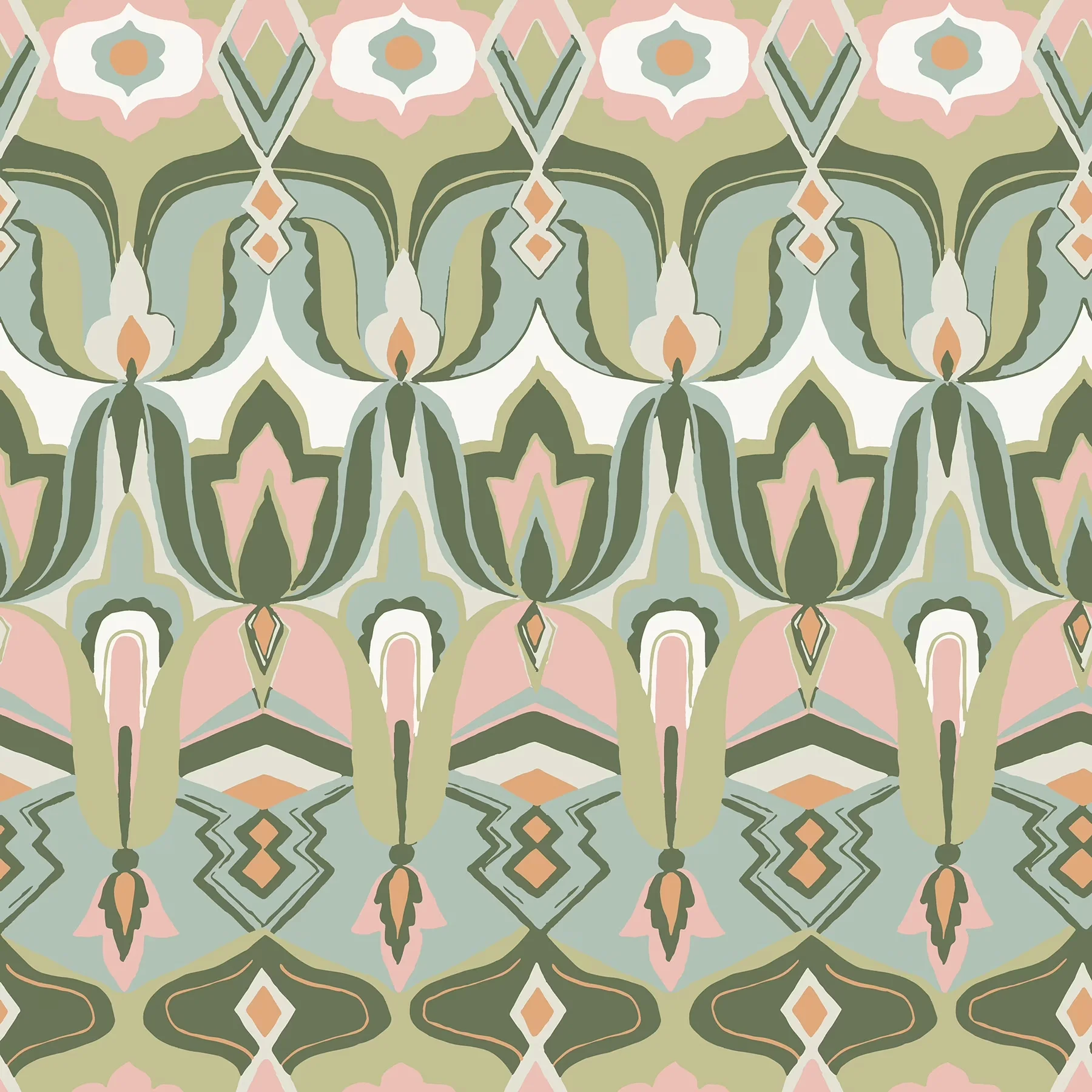 Sleek Wallpaper with Removable, Easily repositionable while installing - Green Vinyl Model F07F1E