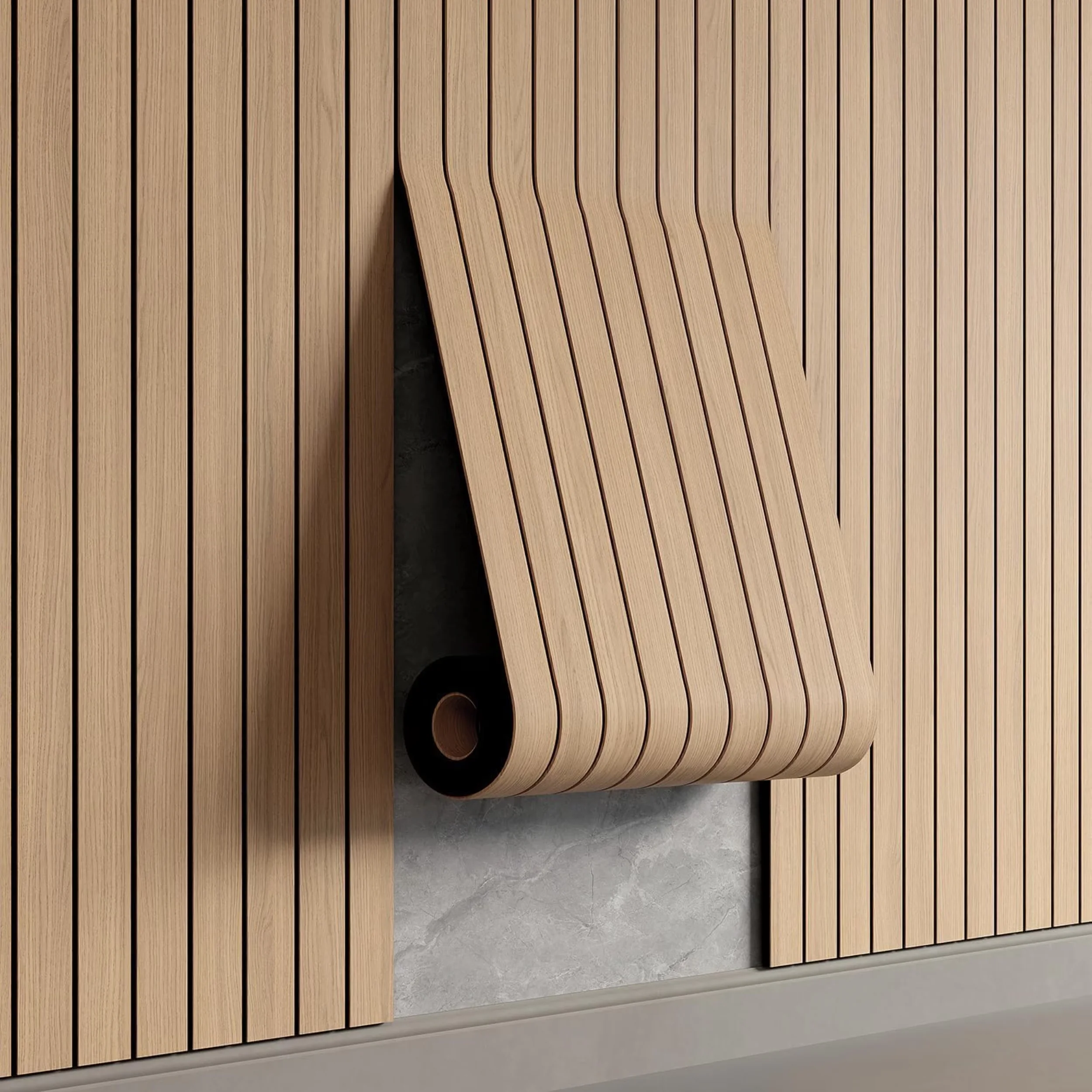 Wallpaper Wall Decals Wall Covering Sleek with Waterproof - Foam Pvc Brown Model 79C2D2