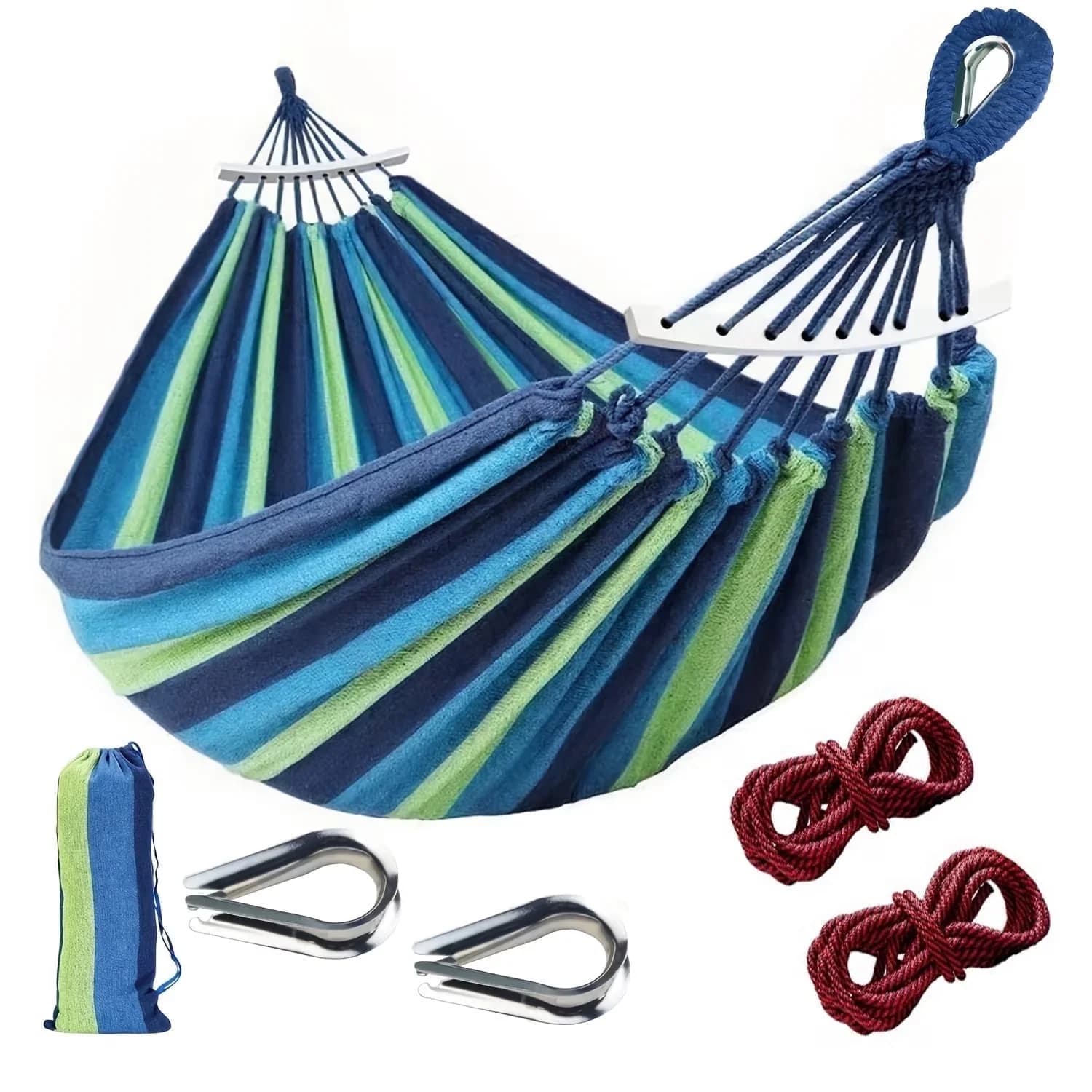 Reliable Patio Chair - Blue Polyester Hammocks - Heavy Duty Model 8BB1A8