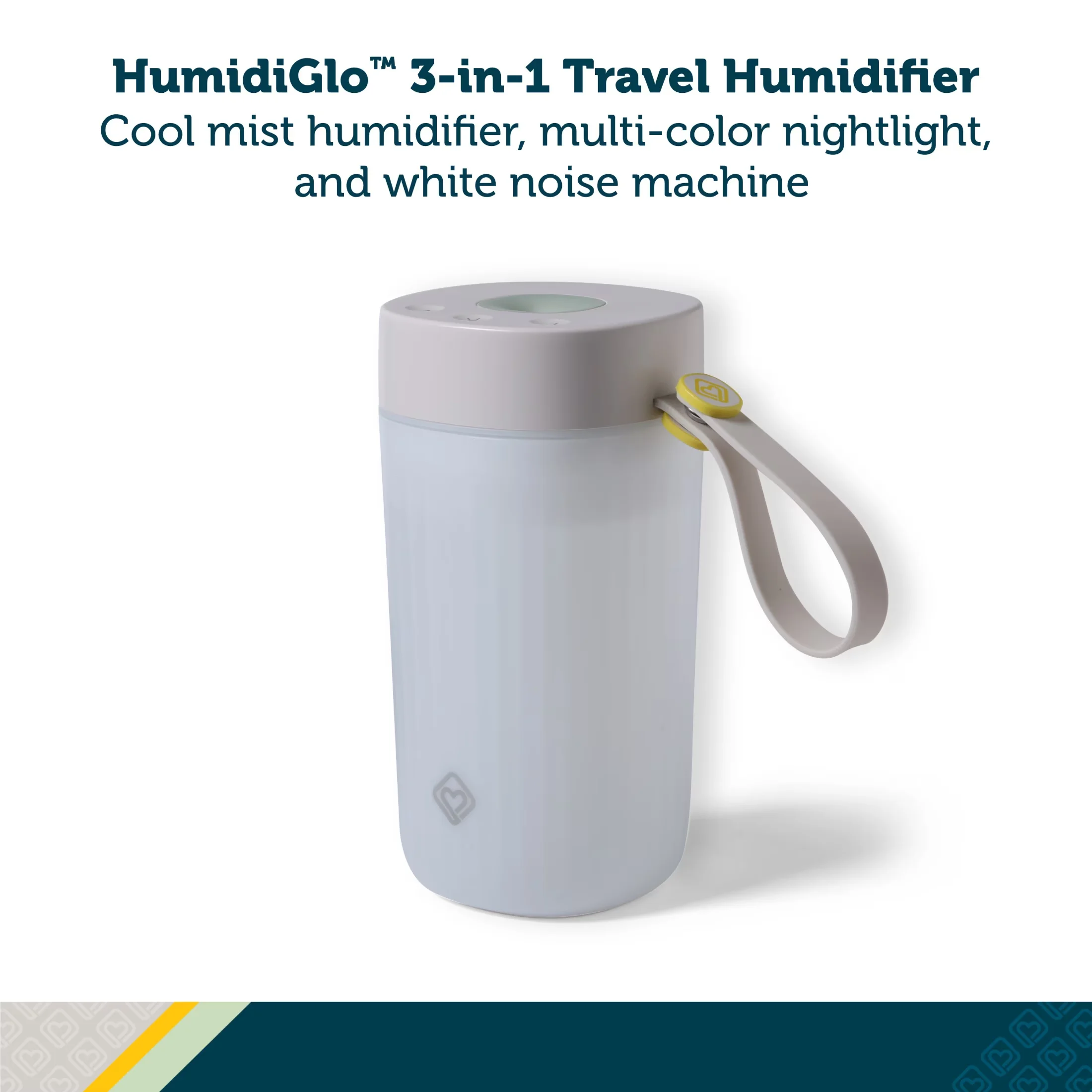 Premium Humidifier with Battery - Green for Bedroom HumidiGlo - Premium Collection Model 7A90DB