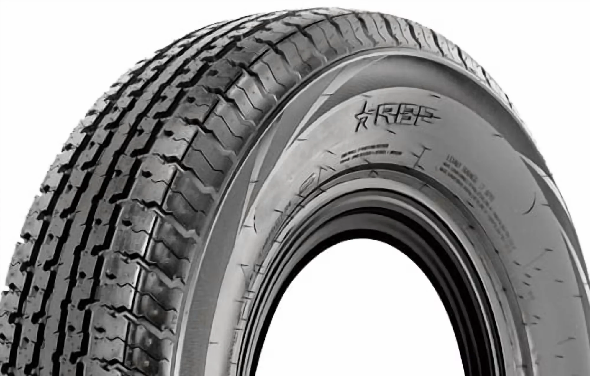 Trailer Tire Stylish with Standard Mileage Warranty, Tire Size: 175/80R13 - Model 7388E3