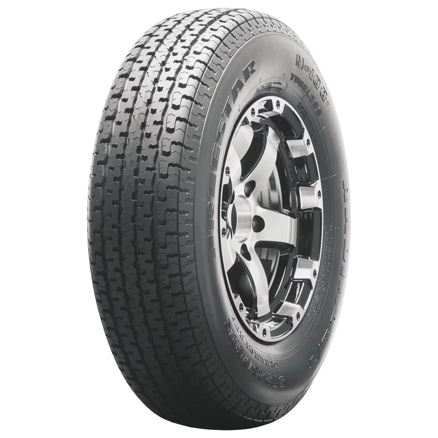 Trailer Tire Professional with Fits Multiple Makes And Models, Designed for use on trailers, Sidewall style: Black Sidewall - Model 649A05