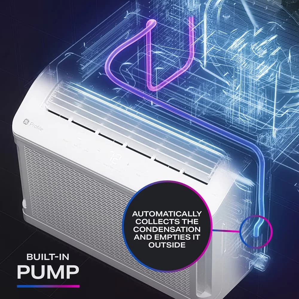 Reliable Air Conditioner with 10300 BTU, Remote Controlled, White - White Model 147F35