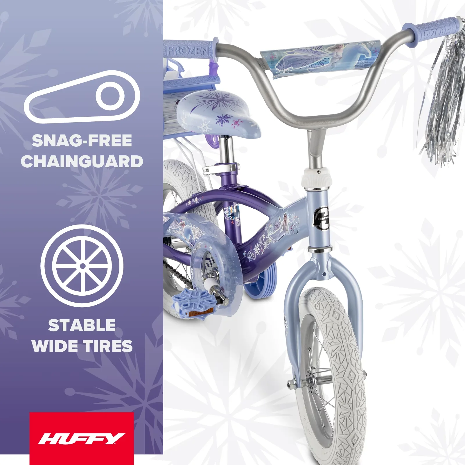 Classic Kids Bike with Adjustable Seat, Adjustable Seat Height - Purple Model FF7290