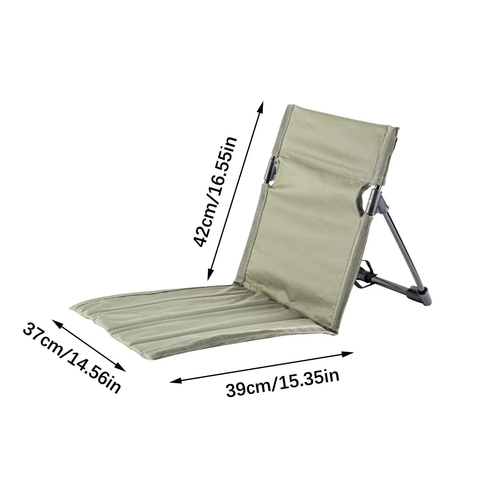 Beach Chair Reliable with Folding, Wishing you a wonderful shopping spree!, Back Support - Green for Outdoor, Camping Model AF4490