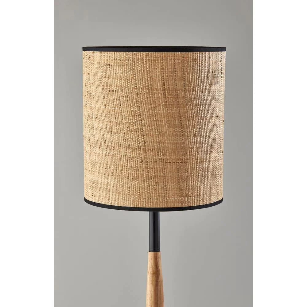 Reliable Floor Lamp with Incandescent, Standard Lamps, Coastal - Black, Beige, Multicolor Metal Model AAB5BB