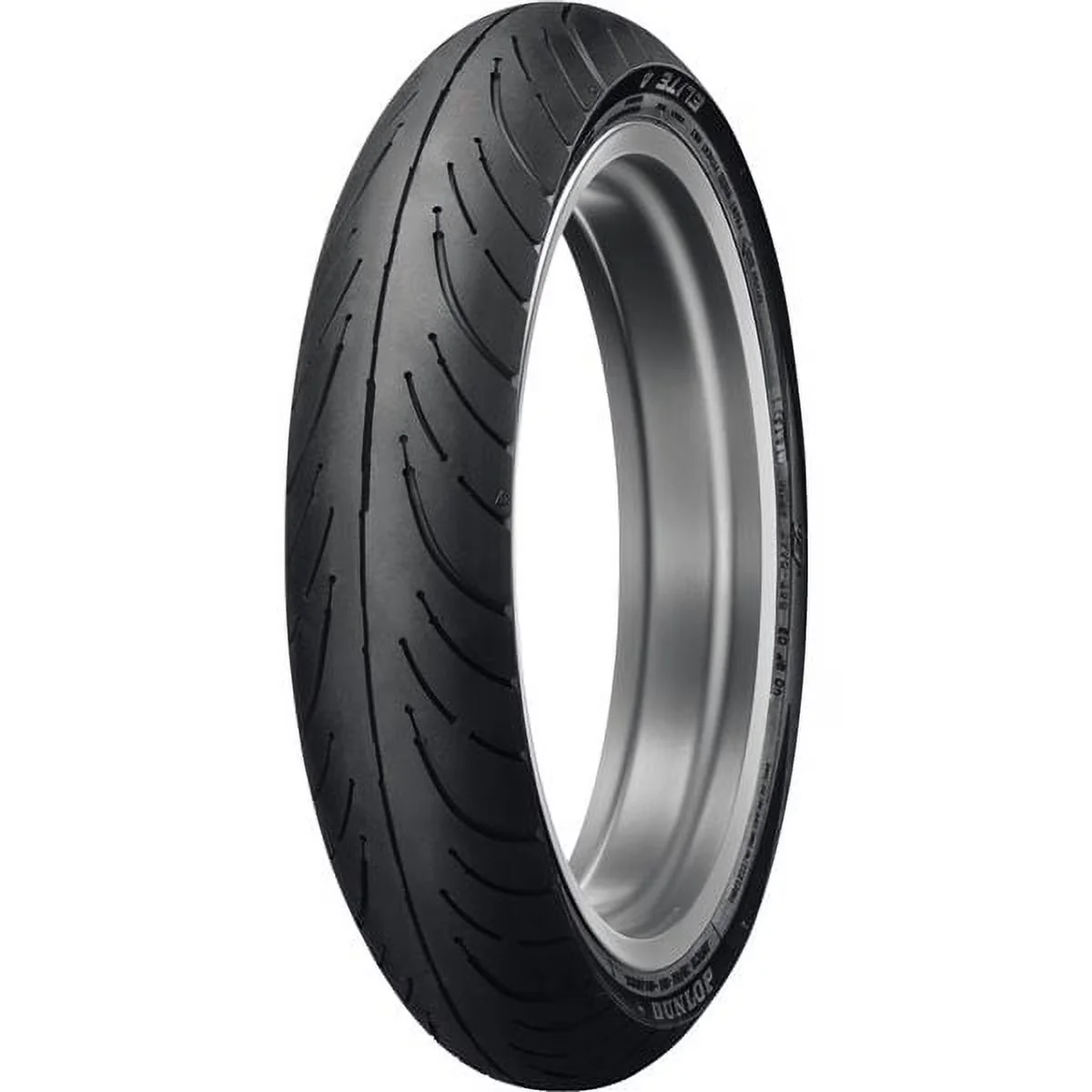 Stylish Motorcycle Tire with Tubeless, Elite 4 Front - Black 70-18 - Easy to Use Model DDE098