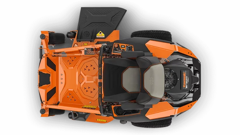 Stylish Riding Lawn Mower with 42-inch, 3-blade fabricated deck, Hydro-Gear EZT transmission, 3.5 gallon fuel capacity - Model B8D5B1