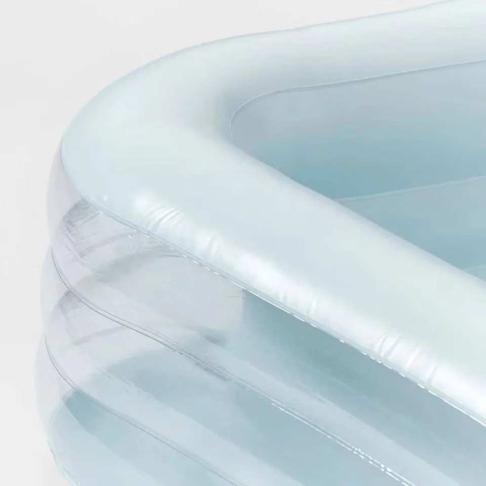 Inflatable Pool Modern with Puncture Resistant, Suggested Age: 6 Years and Up - Blue Model 30A5E0