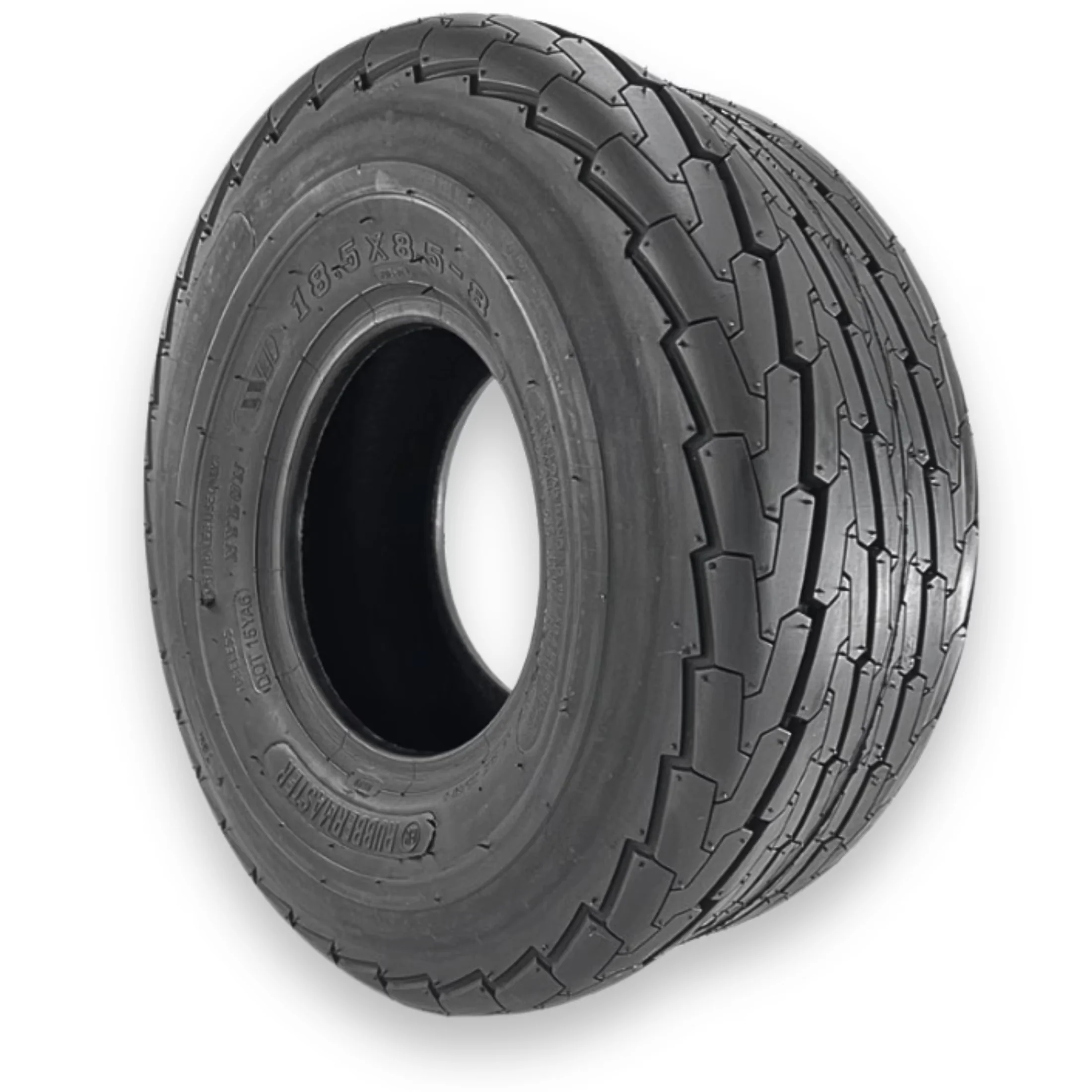 Quality Motor Home And Rv Tire with Fits Multiple Makes And Models, 18.5x8.50-8 Highway Rib 4 Ply Tubeless - Model 75018B