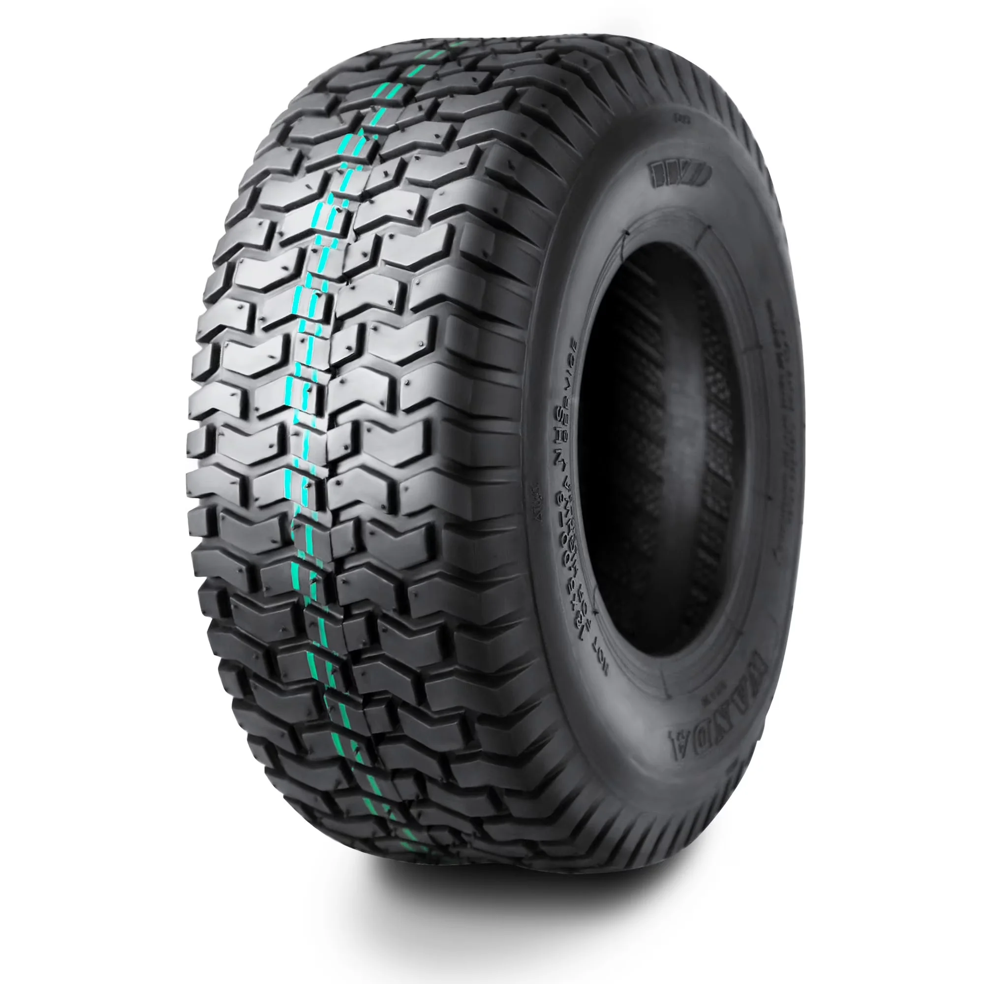 Modern Lawn Mower Tire with Heavy-Duty, Max Load: 440lbs@40psi - White Model 4319B8
