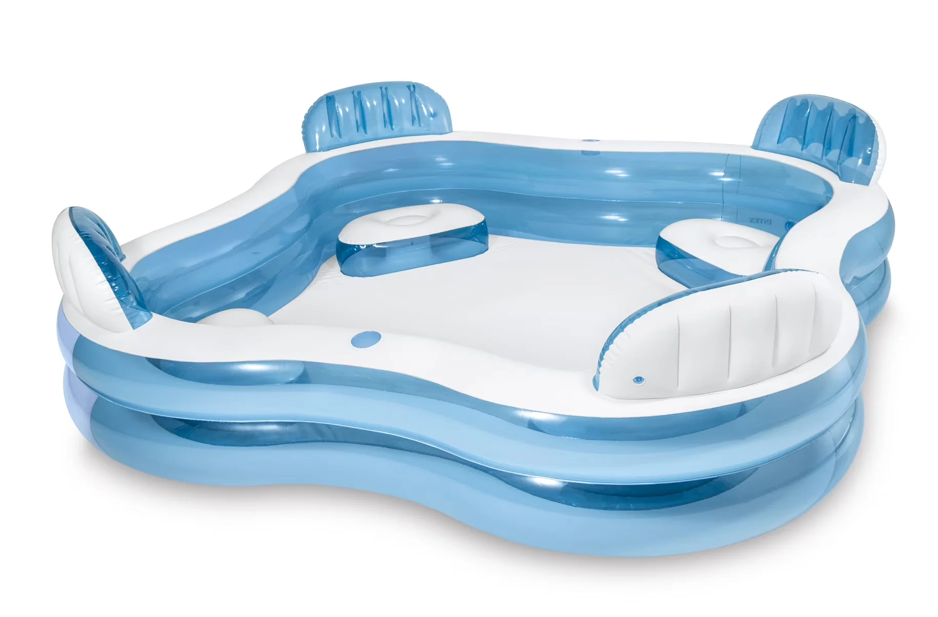 Essential Inflatable Pool with Swim Center Family Lounge, 90" X 90" X 26" Ages 3+ - Model 53C546