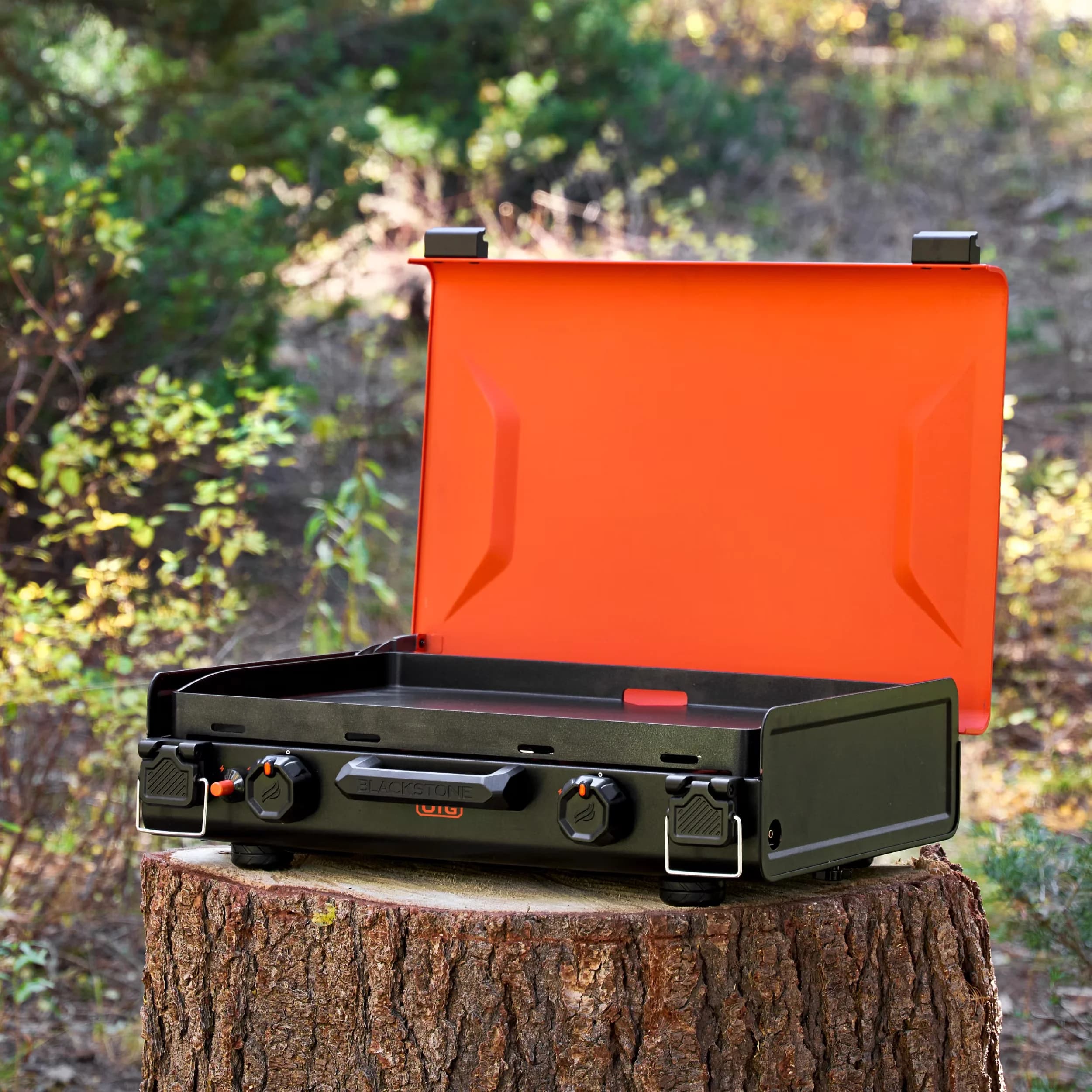 Innovative Flat Top Grill with Portable, 20" x 14" Camping Griddle - Titanium Model D44843