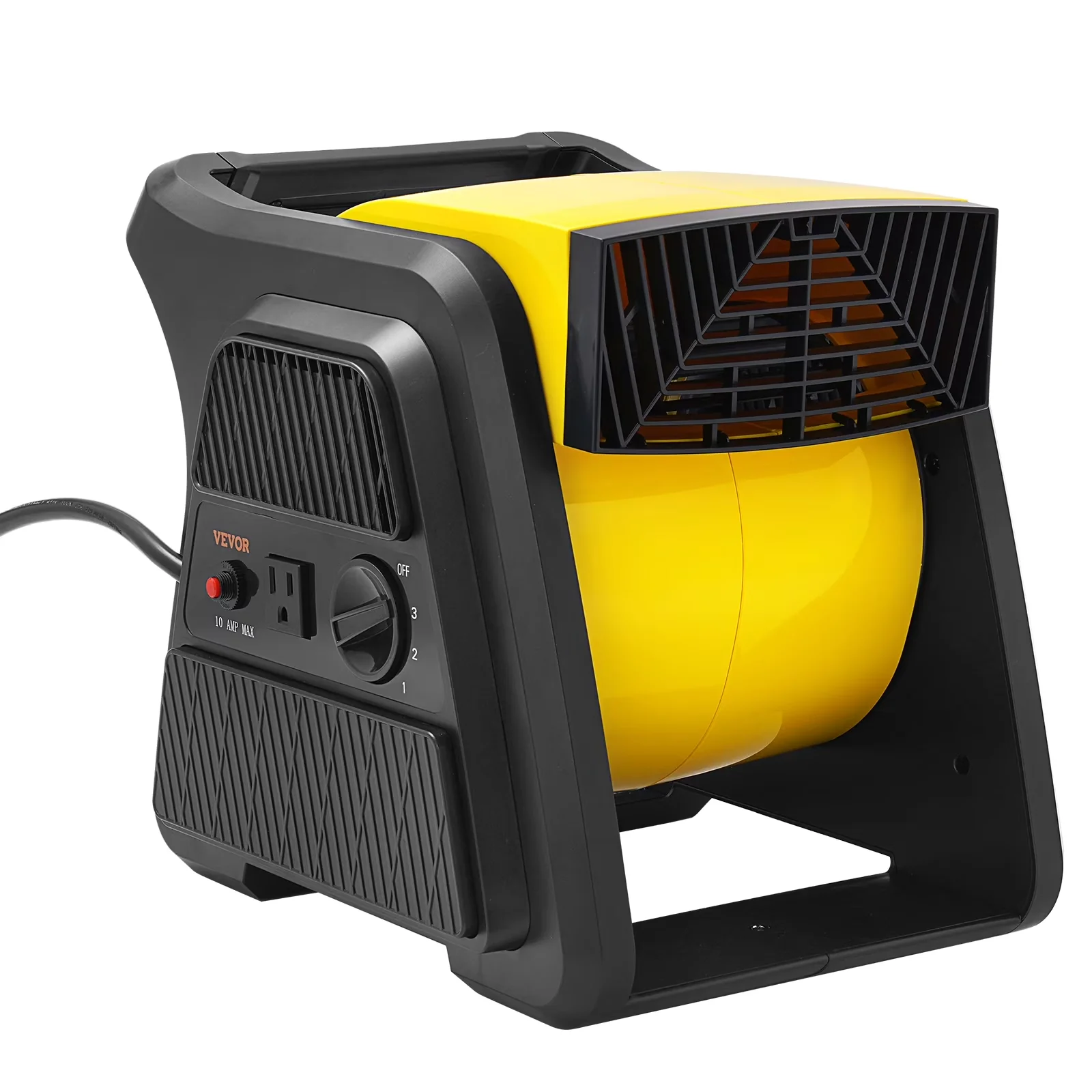 Fans In Cooling Essential with Adjustable Height, Rotating Head, Timer - Abs Black Model 7C26D9