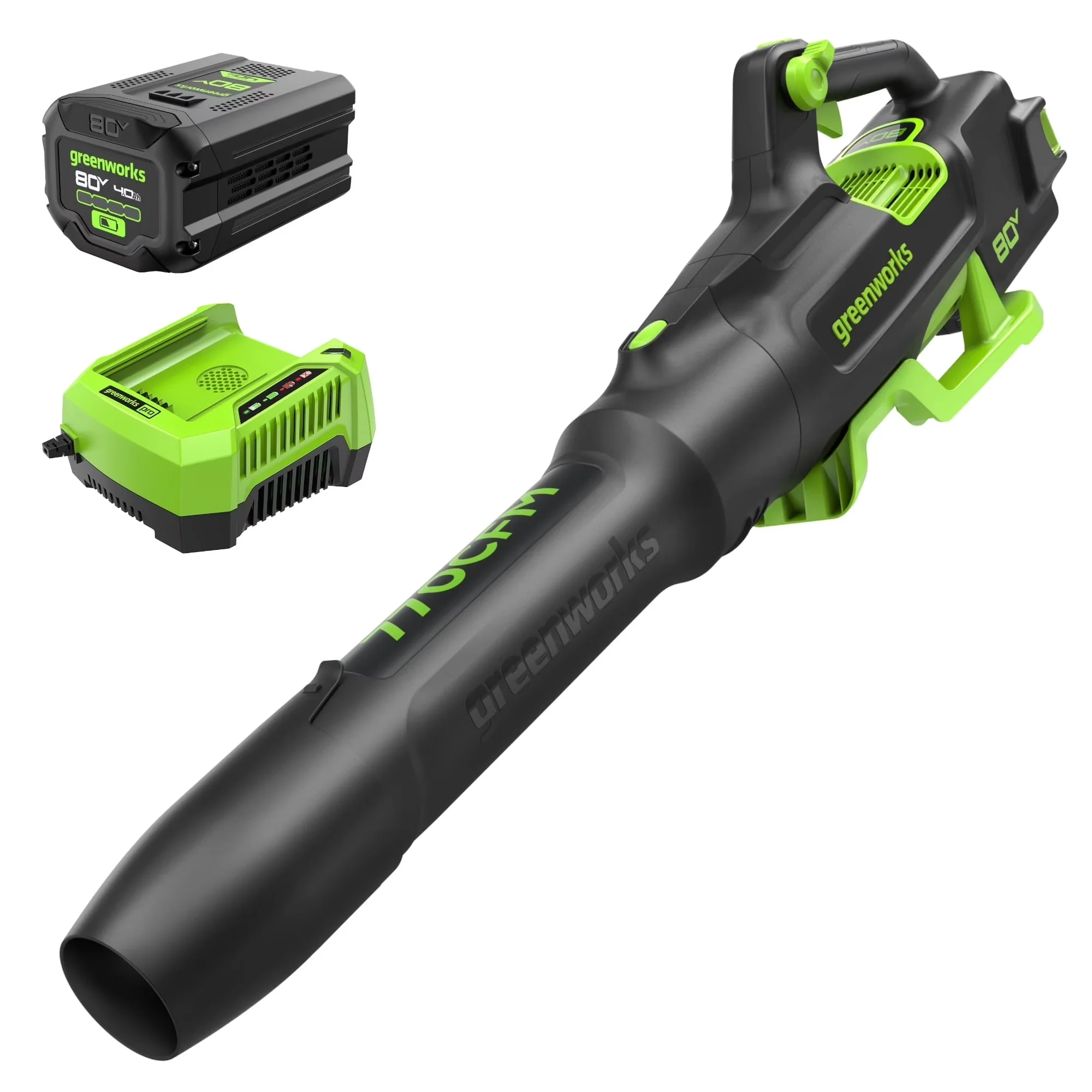 Durable Leaf Blower with Battery, 80V, 80V 770 CFM Handheld Cordless for Home and Office - Model F3CD0C