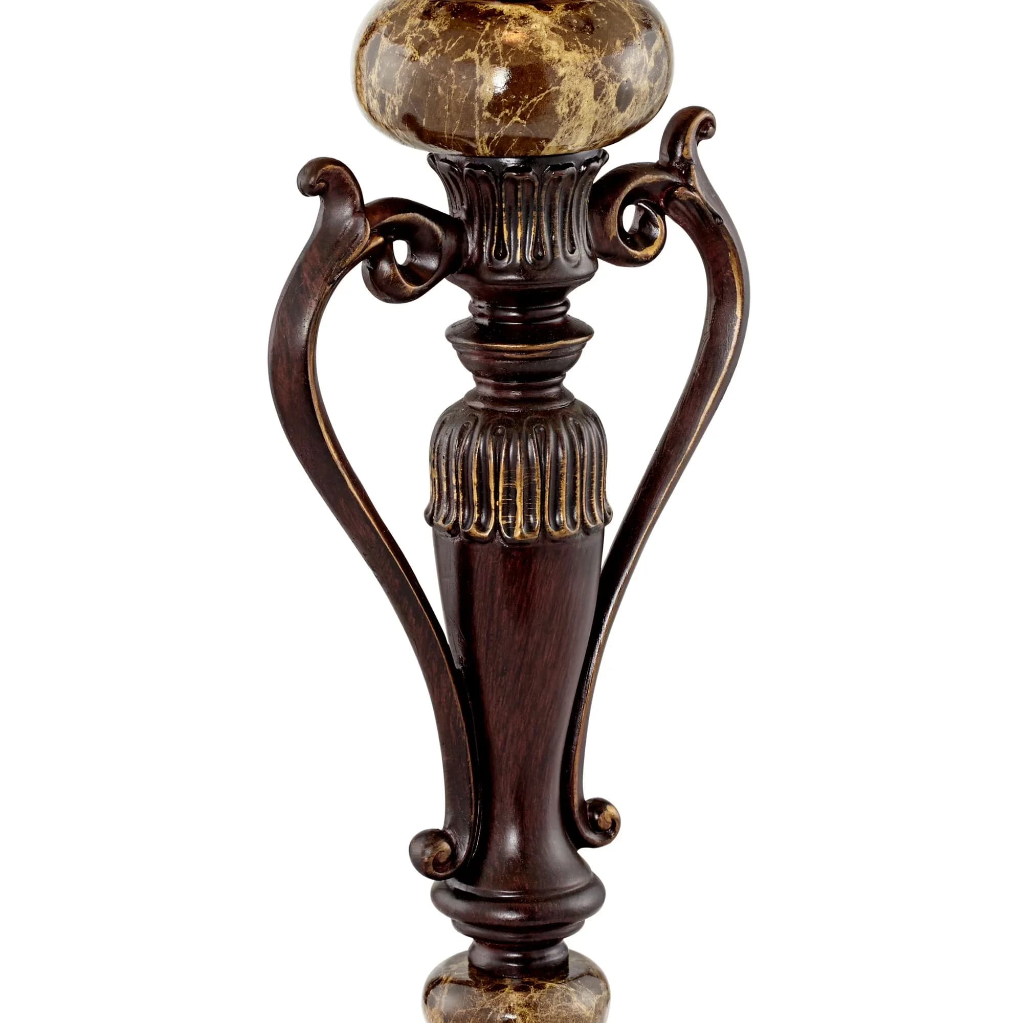 Table Lamp Essential with LED, Traditional - Metal Brown - Rustic Charm Model 4CFF46