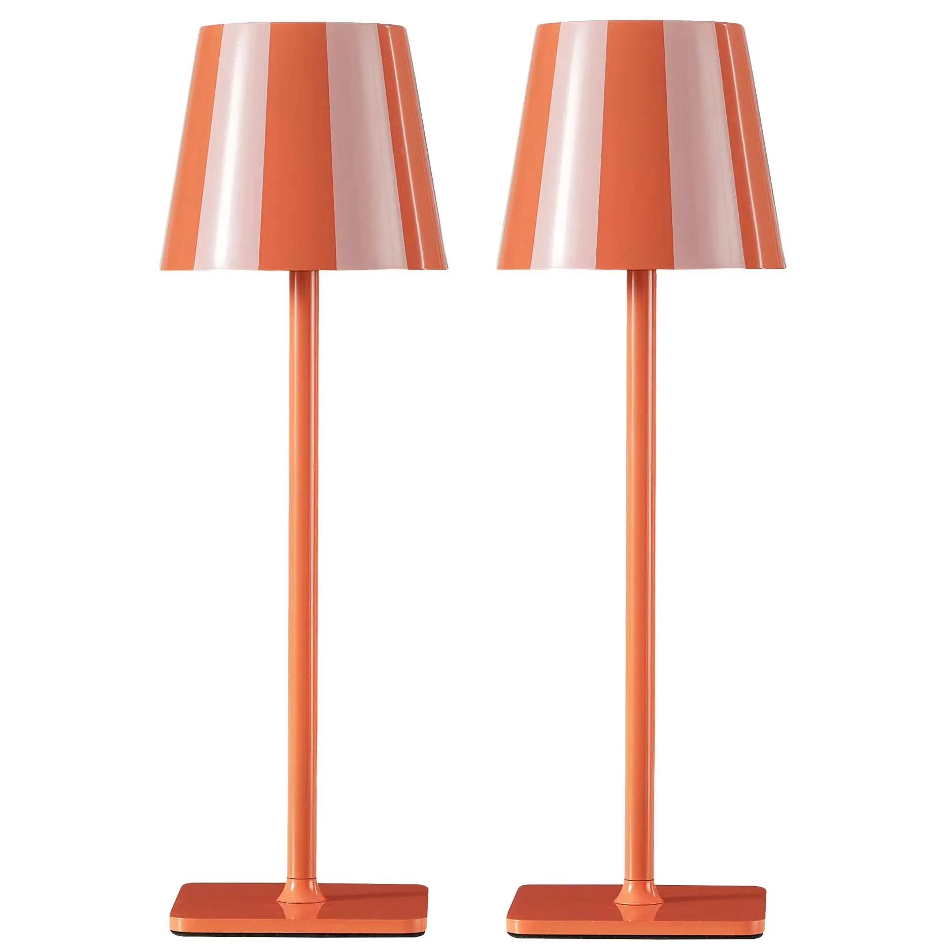 Classic Table Lamp with LED, Contemporary, Touch Sensor - Metal Orange Model 0703AC