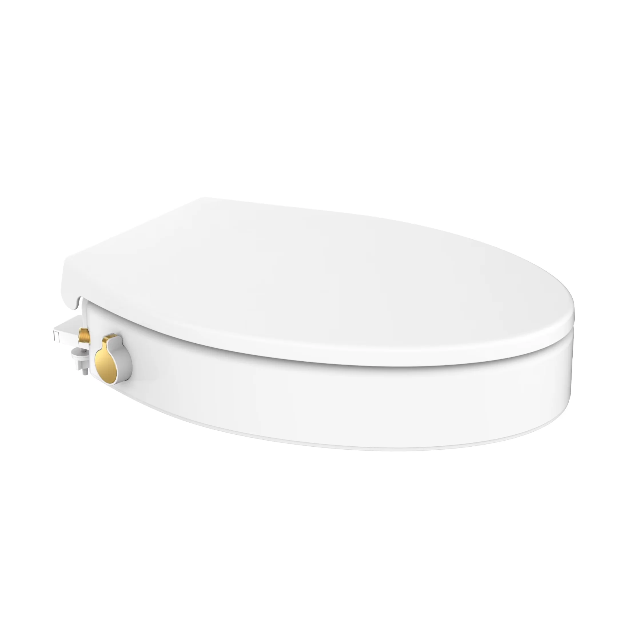 Compact Toilet Seats And Lid with Soft Close, ADA Compliant - Pp White Model 2C08A9