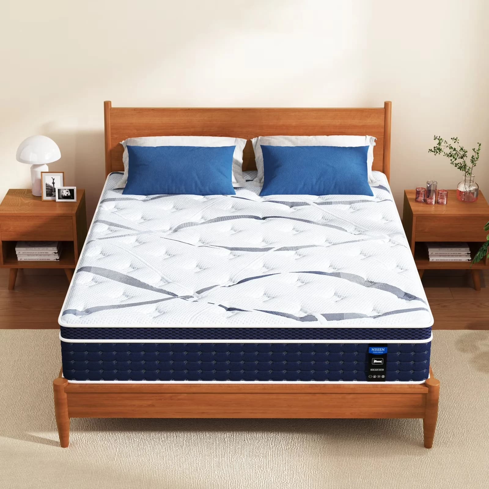 Quality Mattresses Accessory with Mattress-In-A-Box, Queen Mattress, Pressure Relief - Memory Foam Model 7D09CB