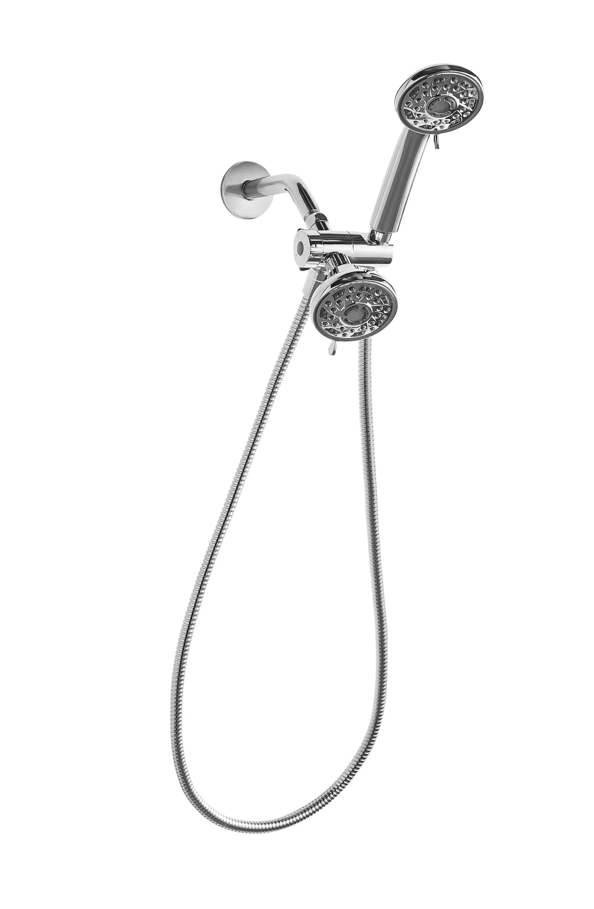 Sleek Shower Head with Watersense Labled, Adjustable Stream, 3-Setting Luxury Combo - Plastic Model 99B11A
