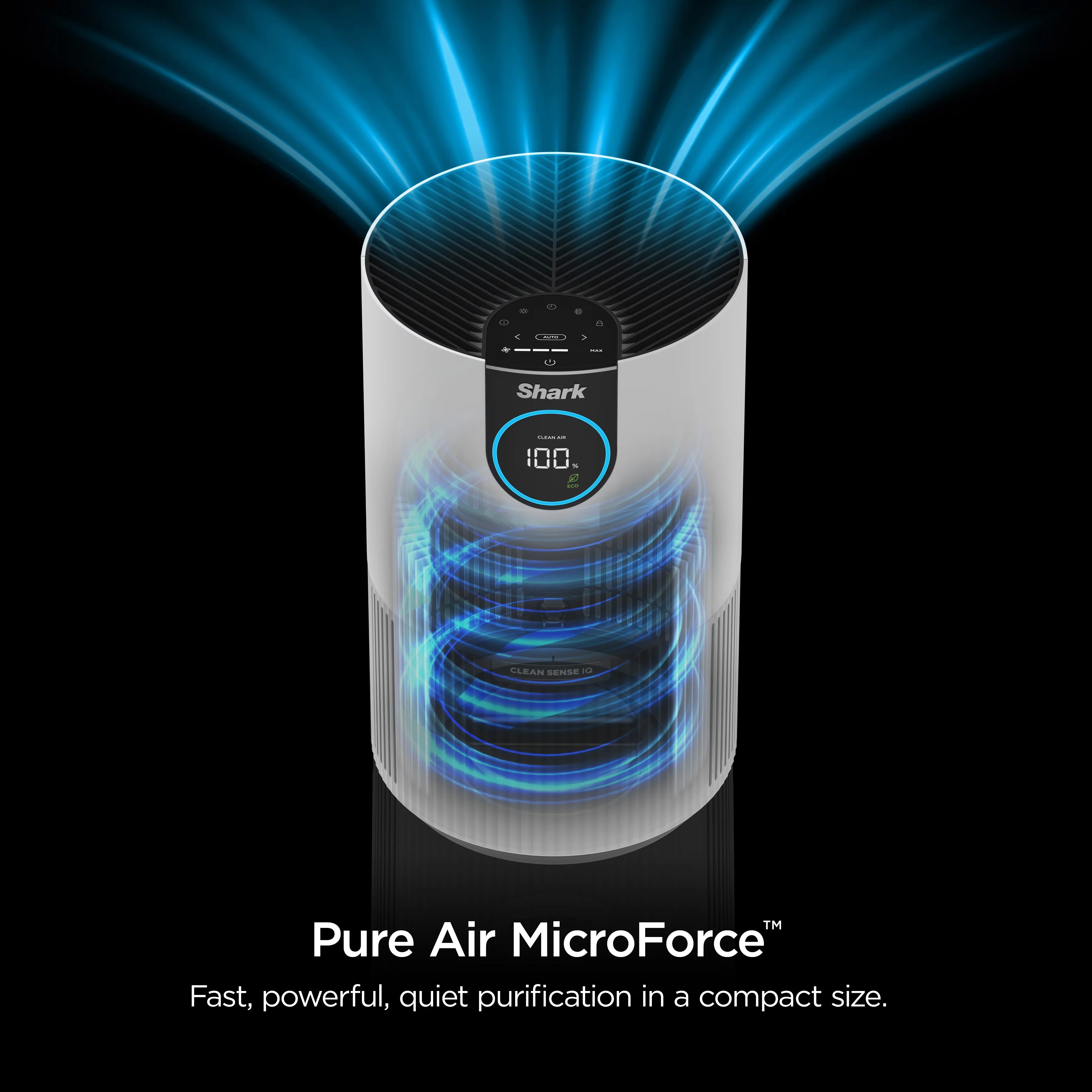 Quality Air Purifier with Automatic Shut-Off, True HEPA - White - Compact and Portable Model B47760
