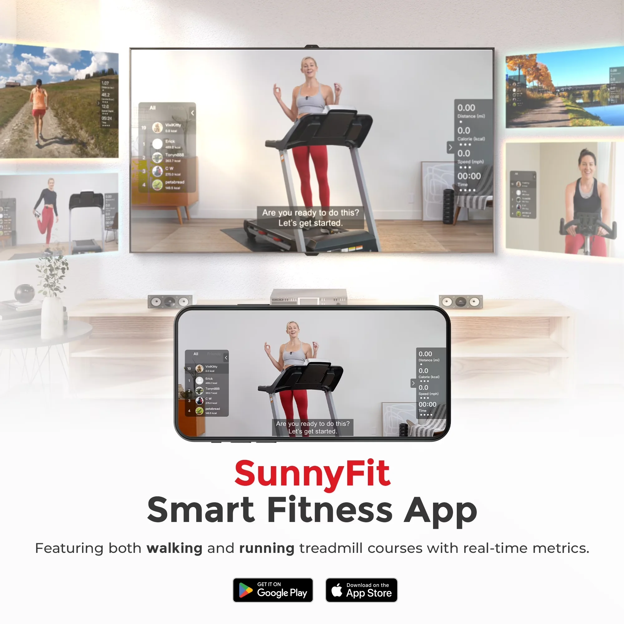 Home Gym Essential with Compact, Adjustable, Foldable Electric Smart Treadmill - Steel,Pvc Model 3E6D7F