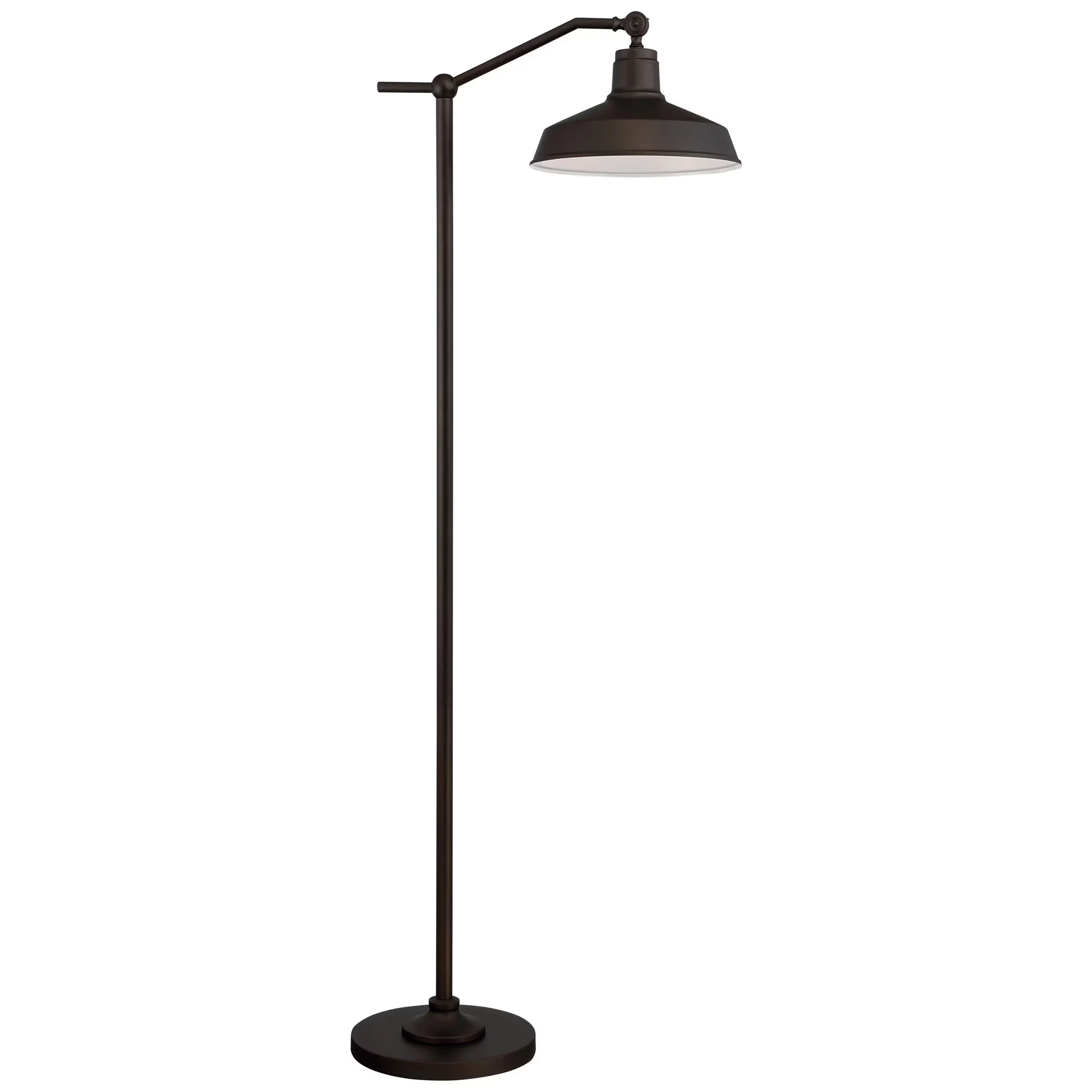 Reliable Floor Lamp with LED, Farmhouse, Dimmable - Metal Brown Rustic Model 4F8216
